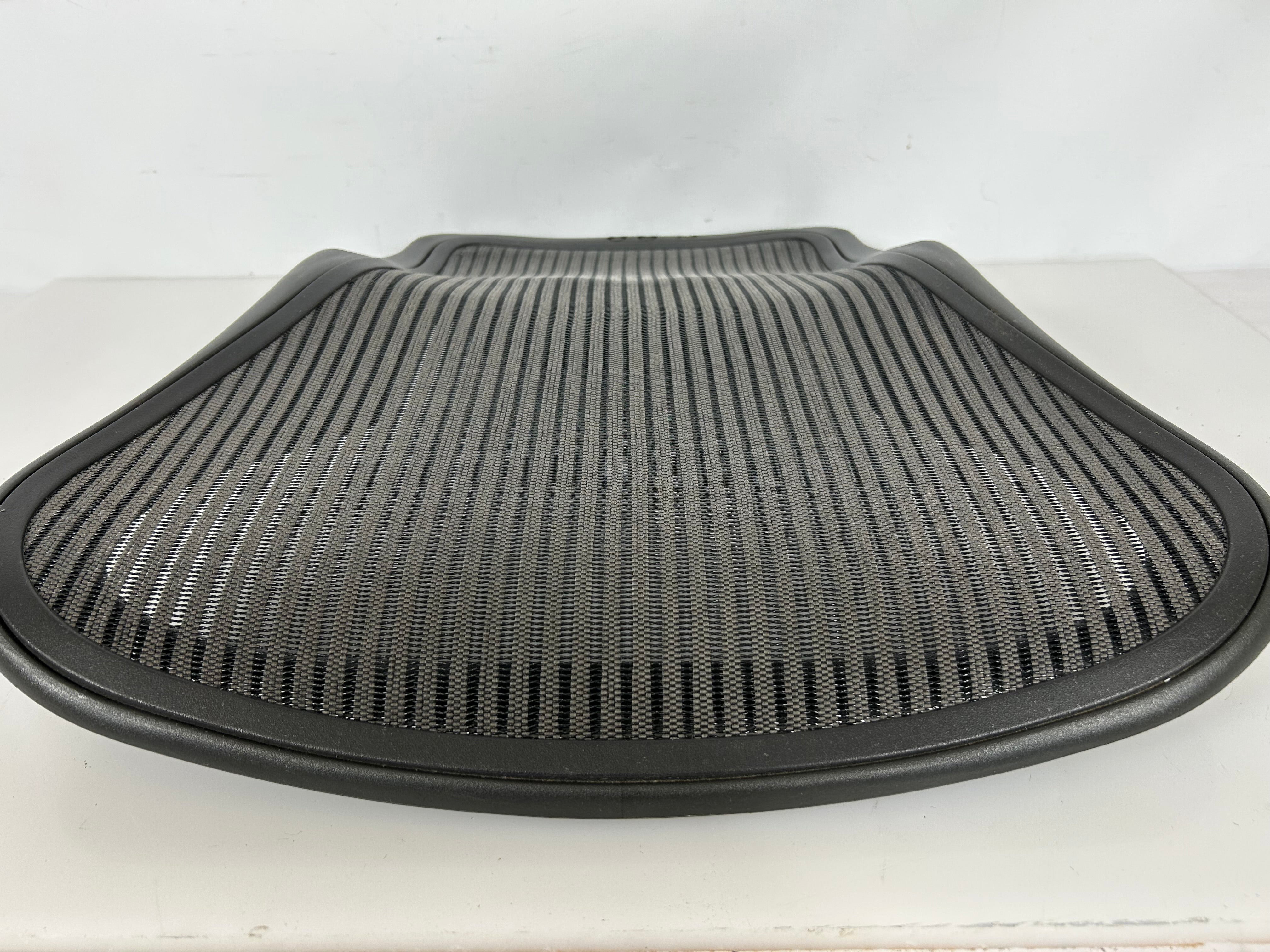 Charcoal Grey Herman Miller Aeron Seat Back With Lumbar Pad Size A