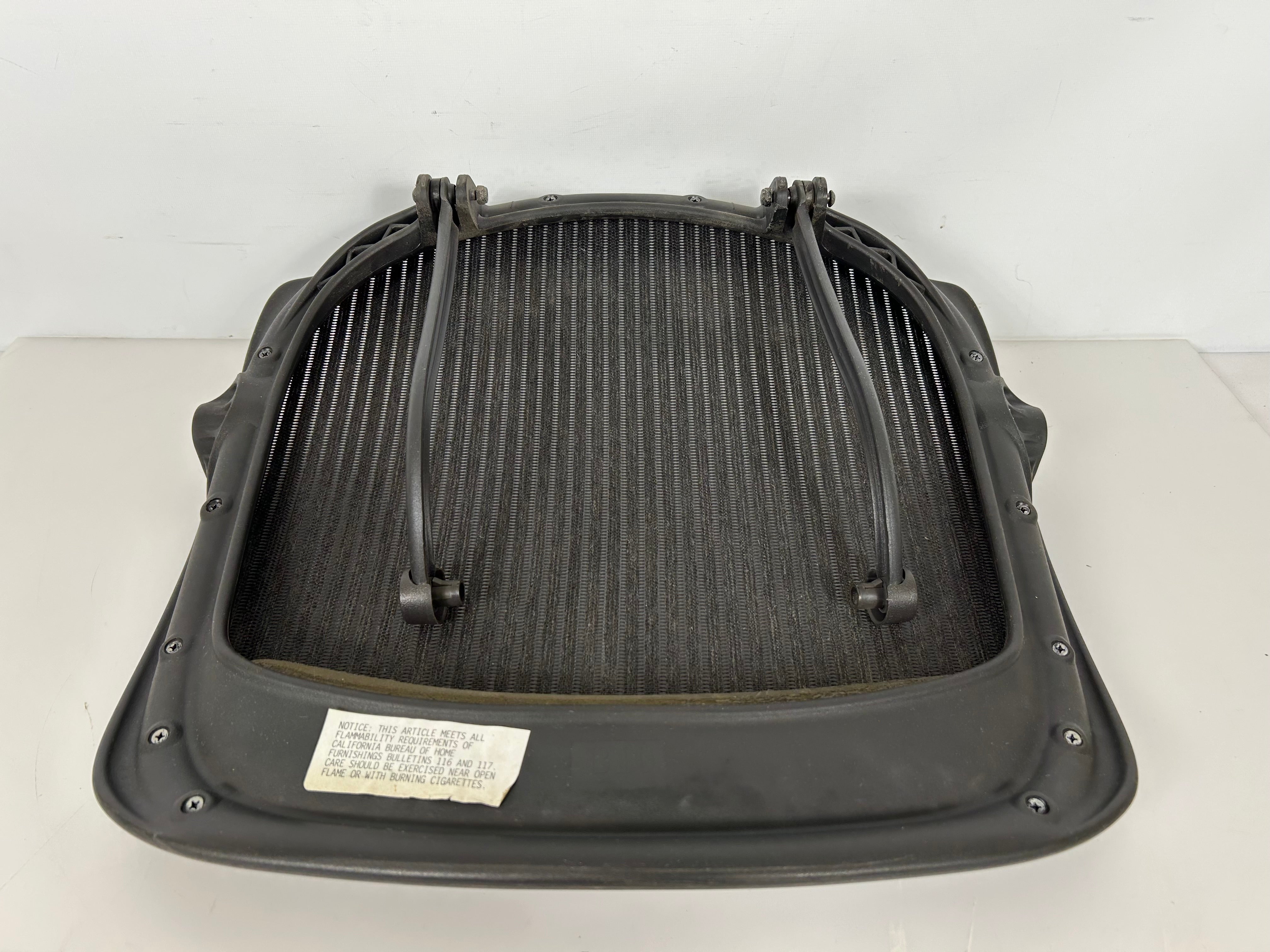 Black Herman Miller Aeron Seat Pad Size B