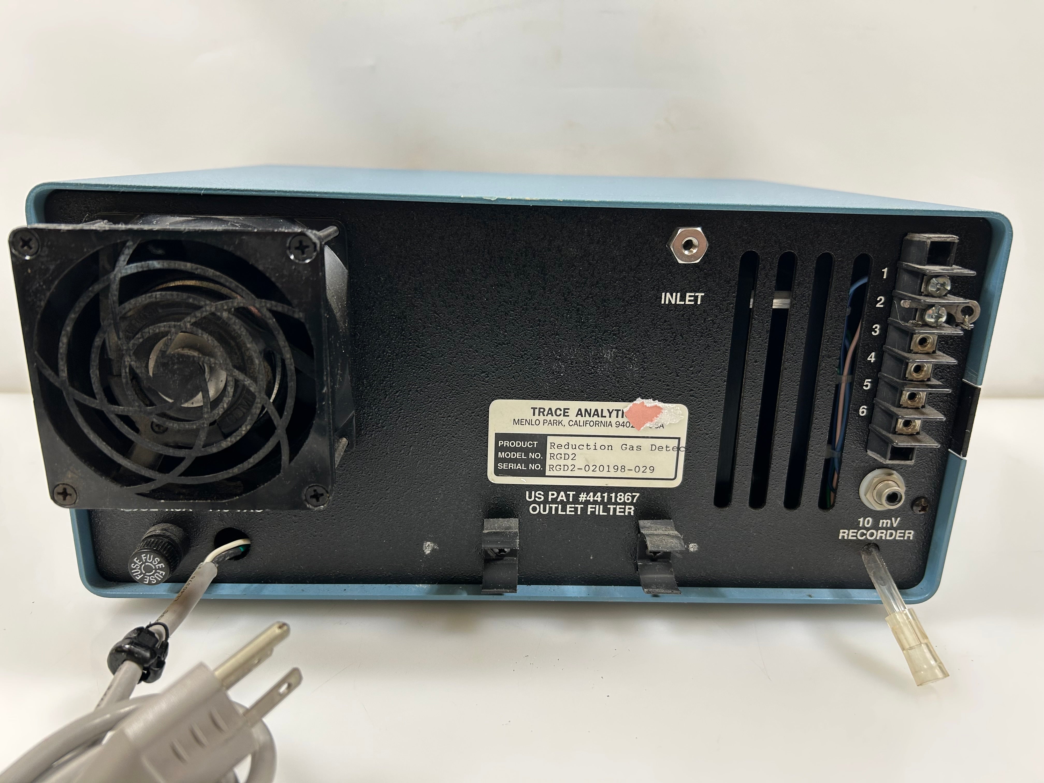 Trace Analytical RGD2 Reduction Gas Detector