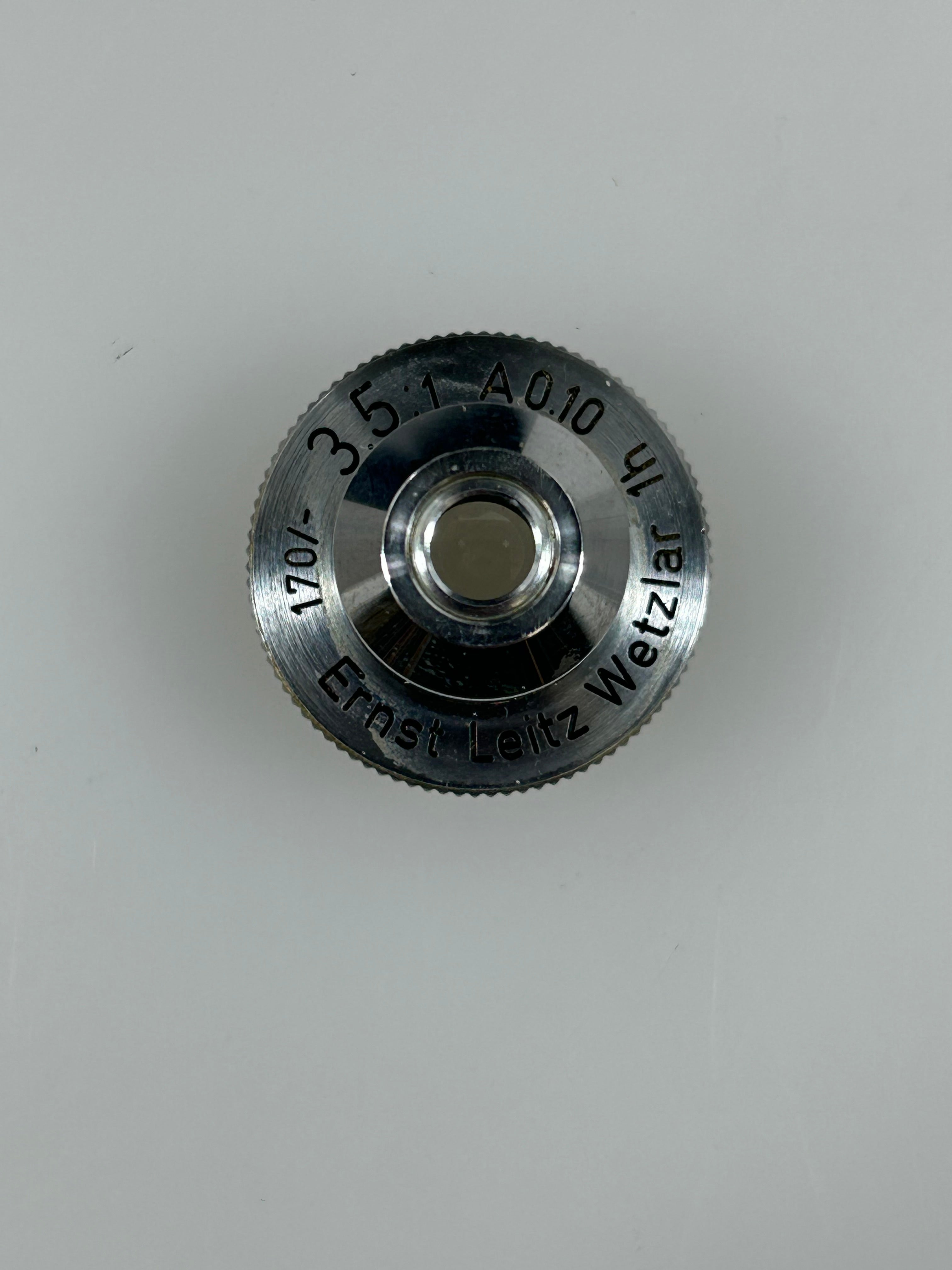 Vintage Leitz Laborlux II Binocular Microscope with Wood Case