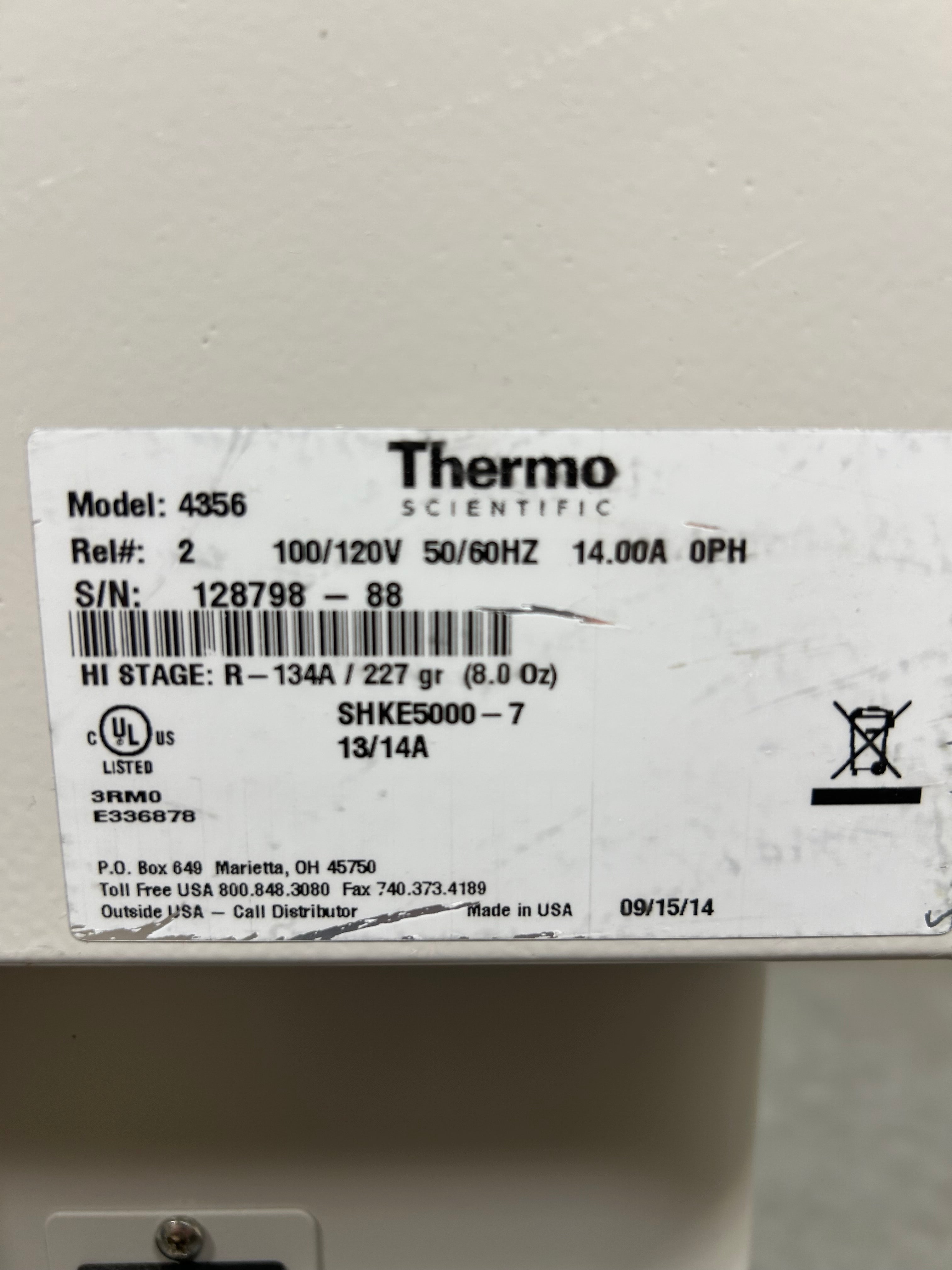 Thermo Scientific MaxQ 5000 Digital Oribiter Shaker *Untested*