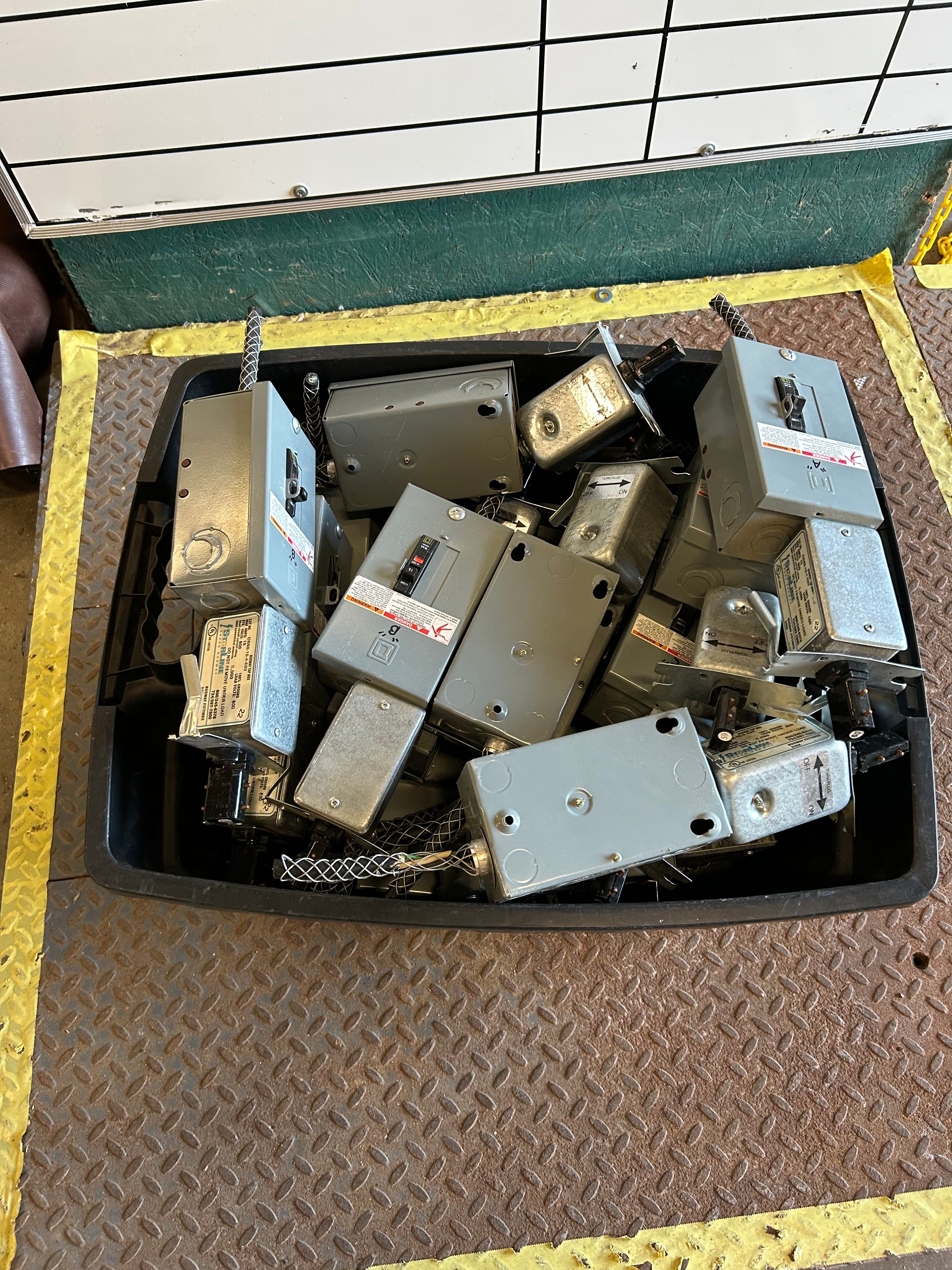 Box of Small Breaker Boxes With Busway Taps *Untested*