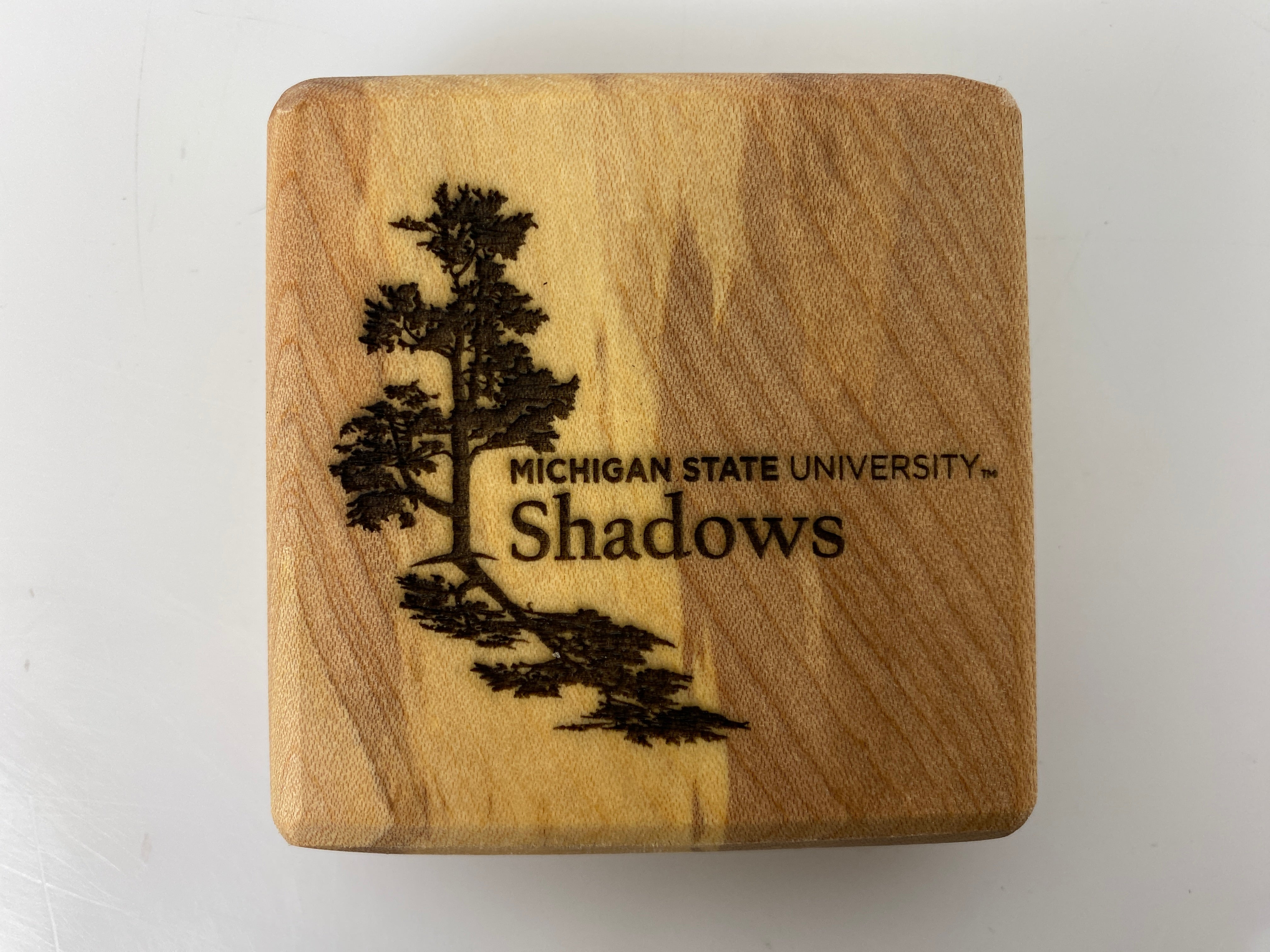 MSU Shadows Bottle Opener Coaster Style 10