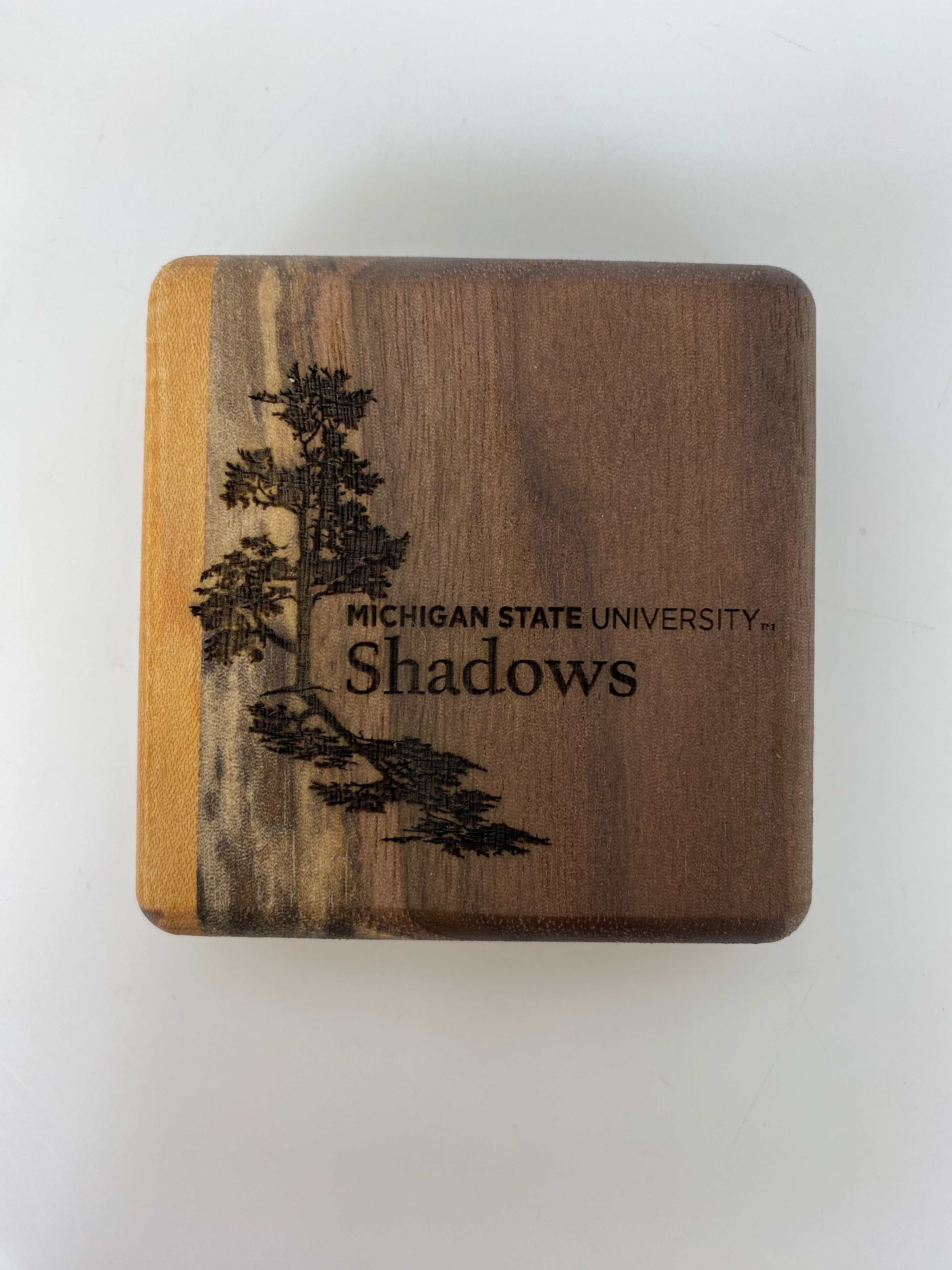 MSU Shadows Bottle Opener Coaster Style 2