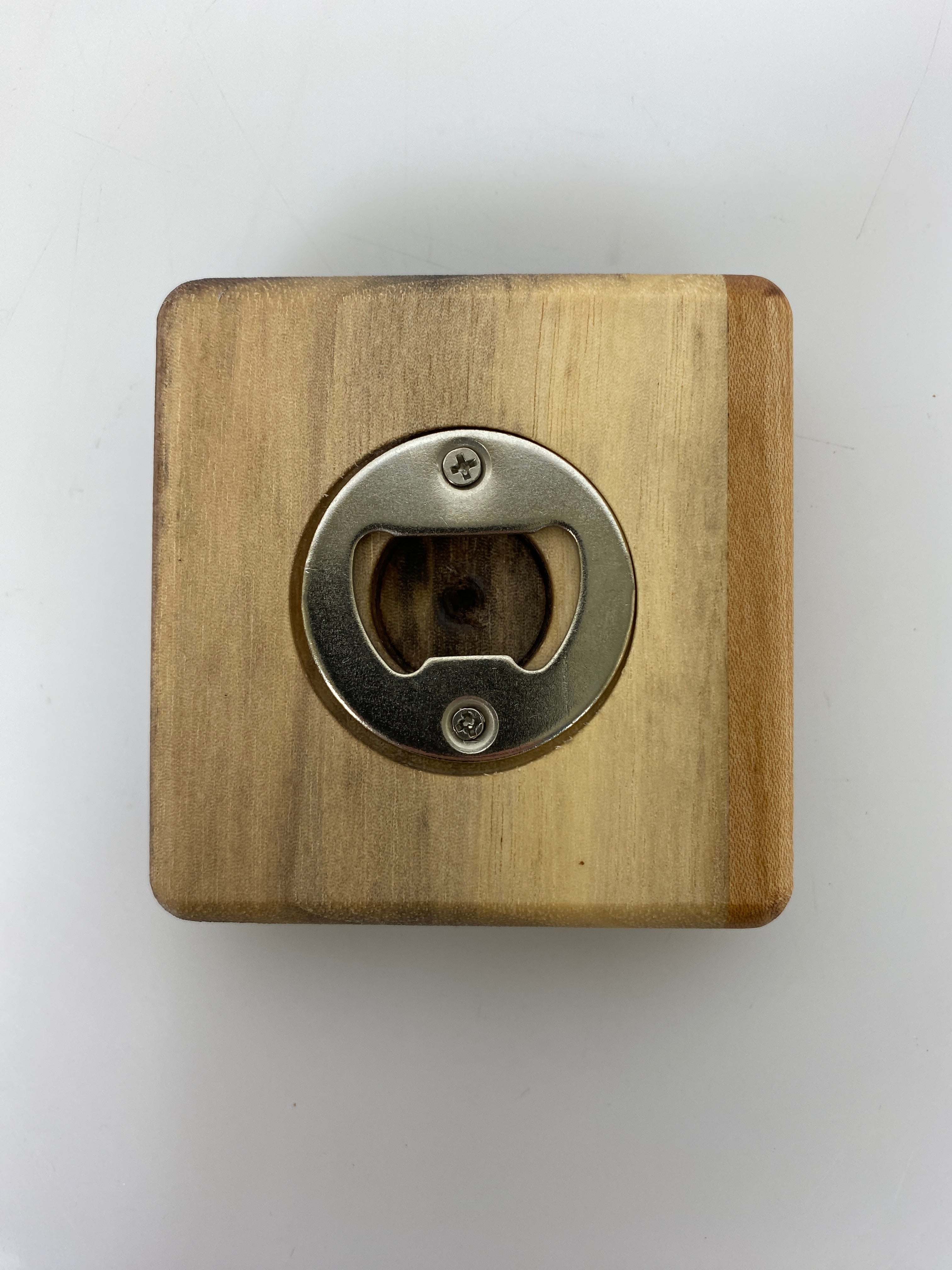 MSU Shadows Bottle Opener Coaster Style 2