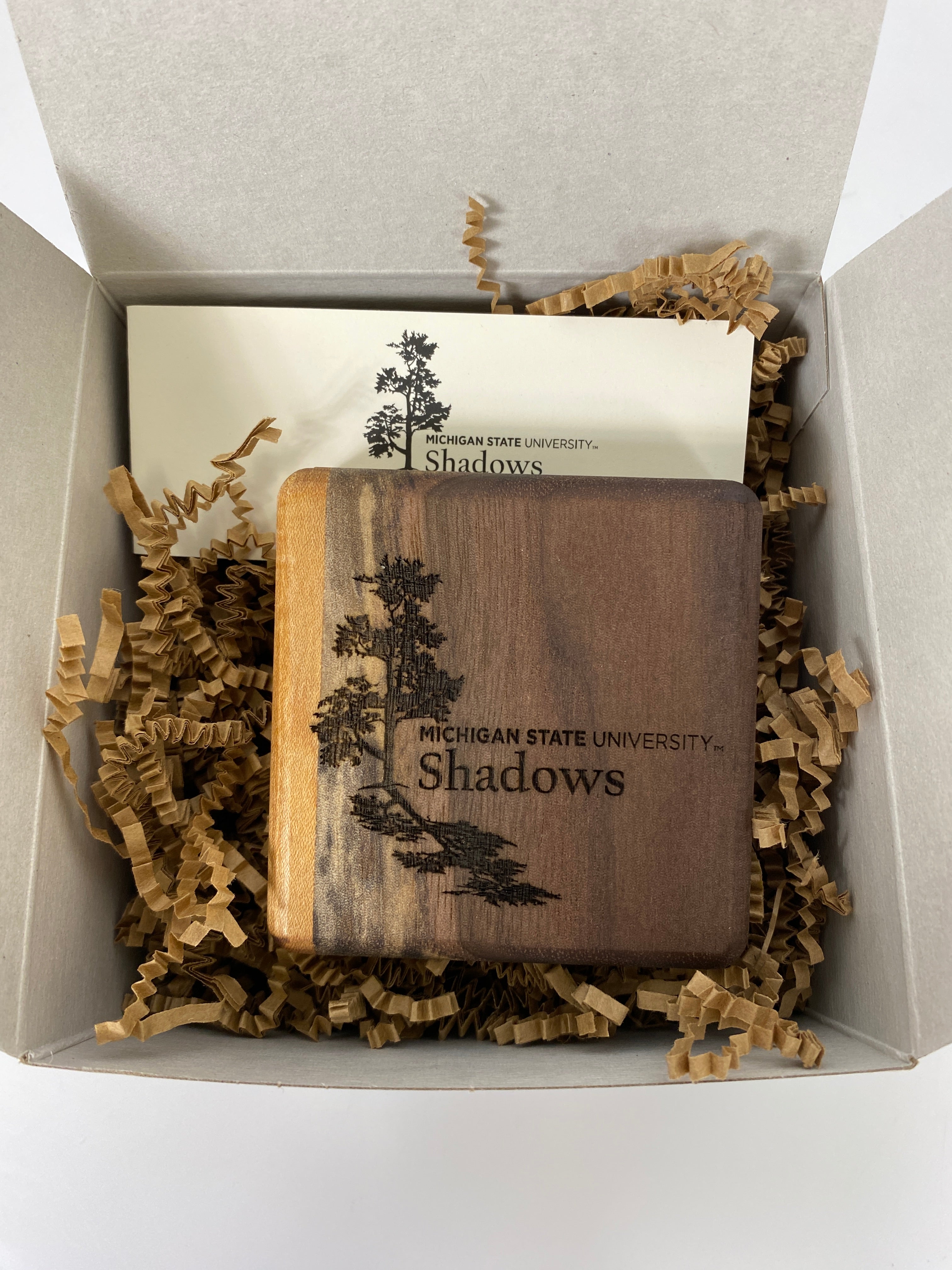 MSU Shadows Bottle Opener Coaster Style 2