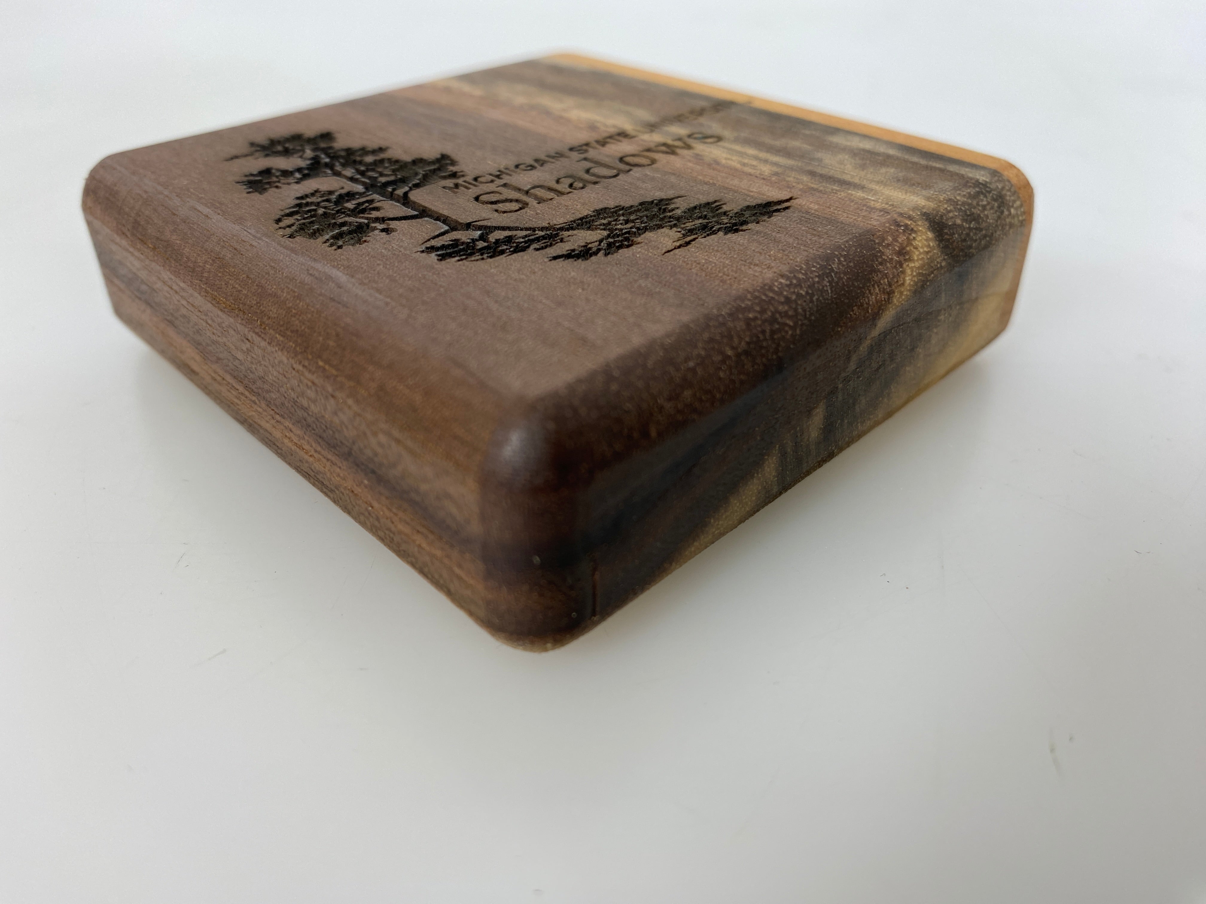 MSU Shadows Bottle Opener Coaster Style 2