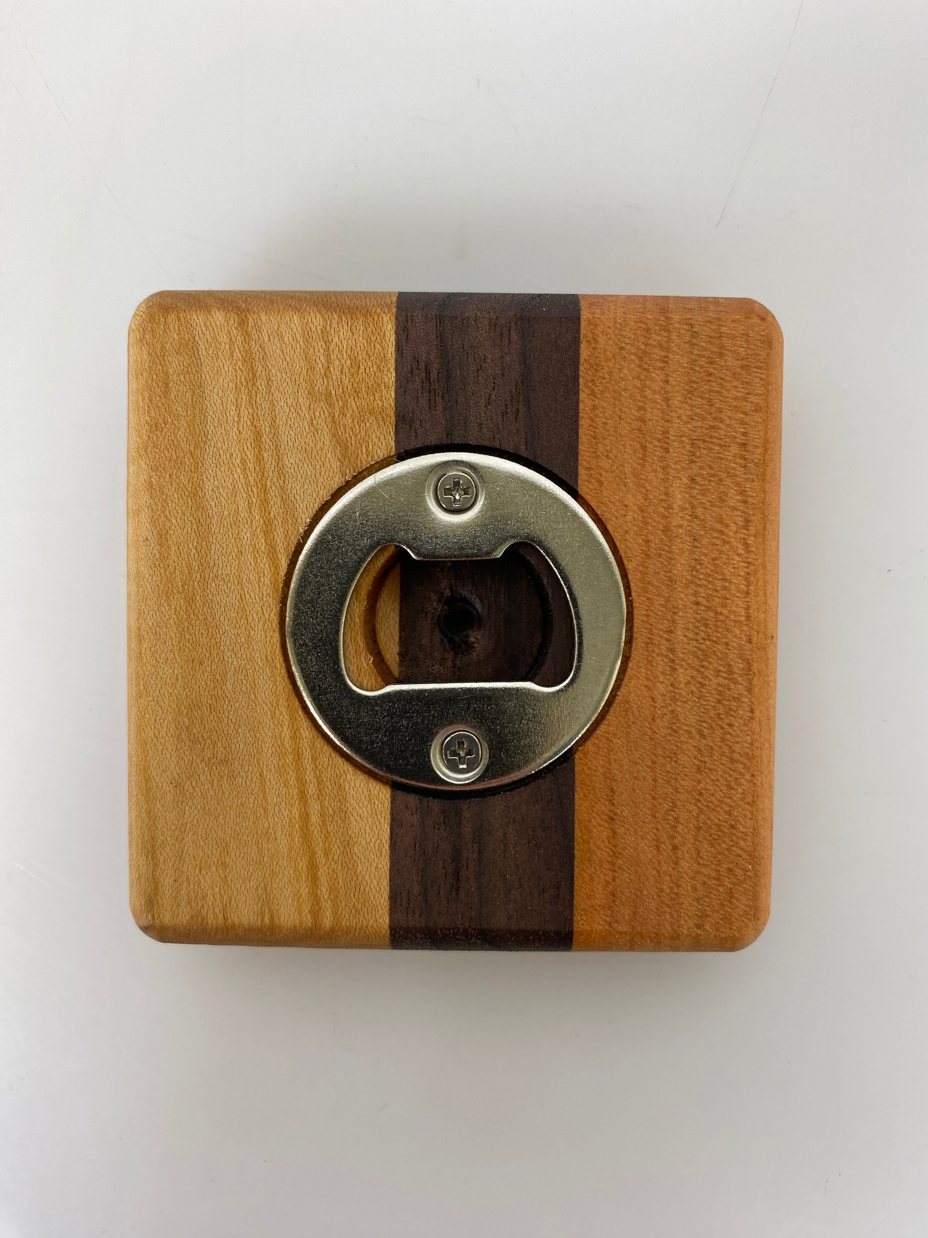 MSU Shadows Bottle Opener Coaster Style 4