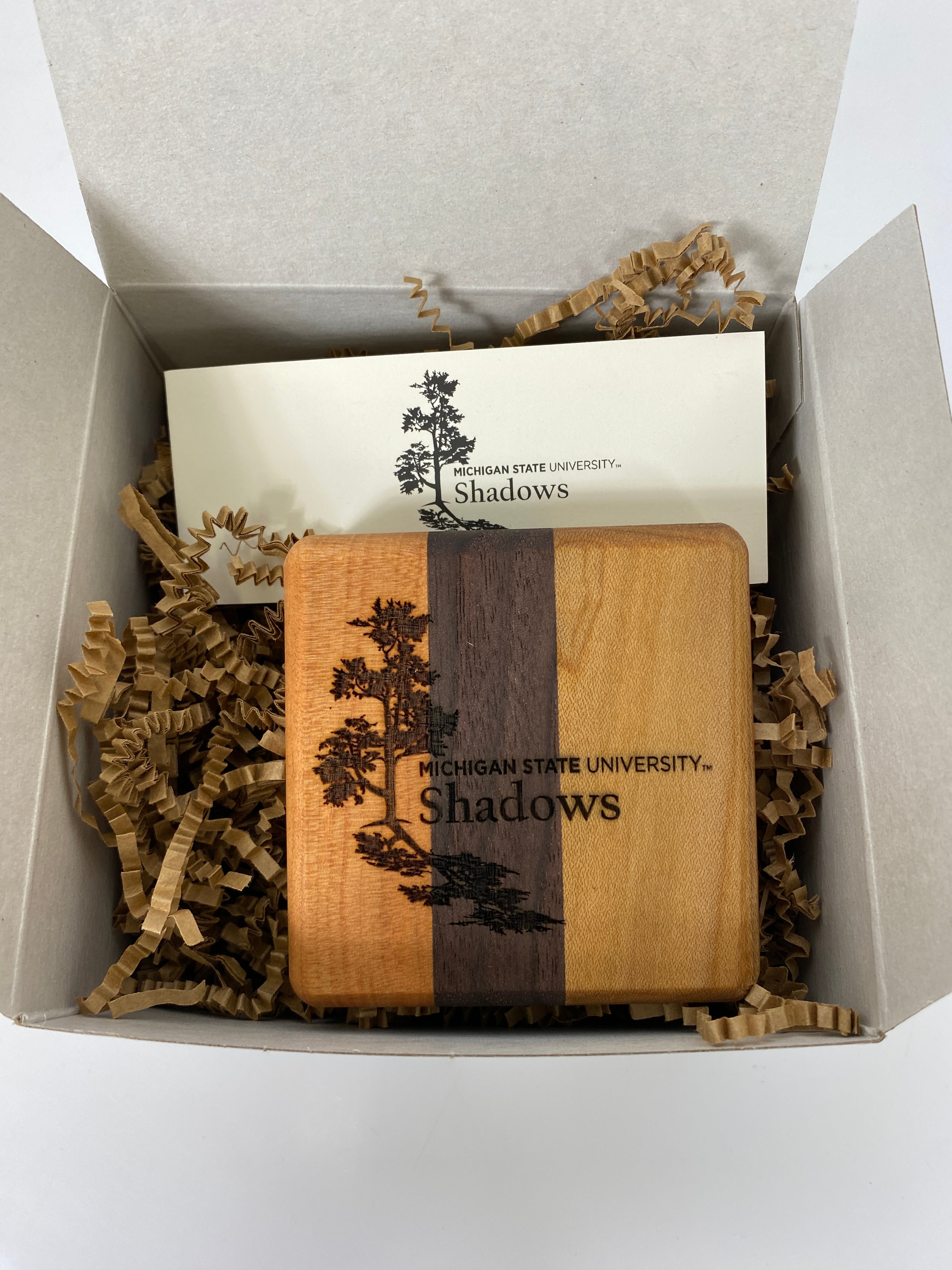 MSU Shadows Bottle Opener Coaster Style 4