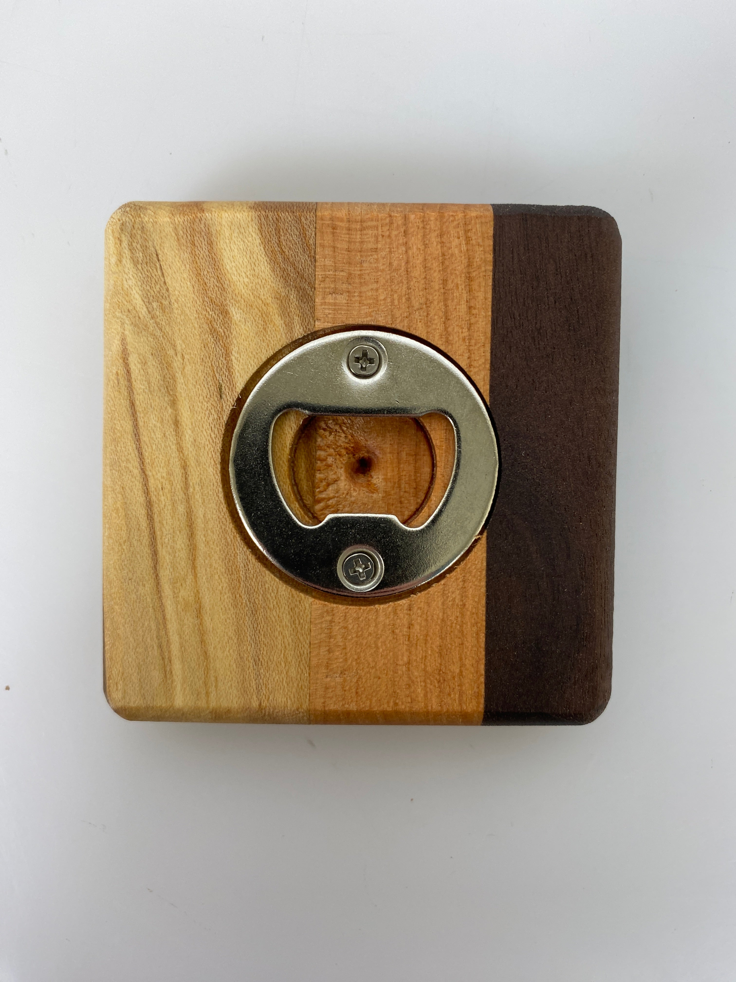 MSU Shadows Bottle Opener Coaster Style 4