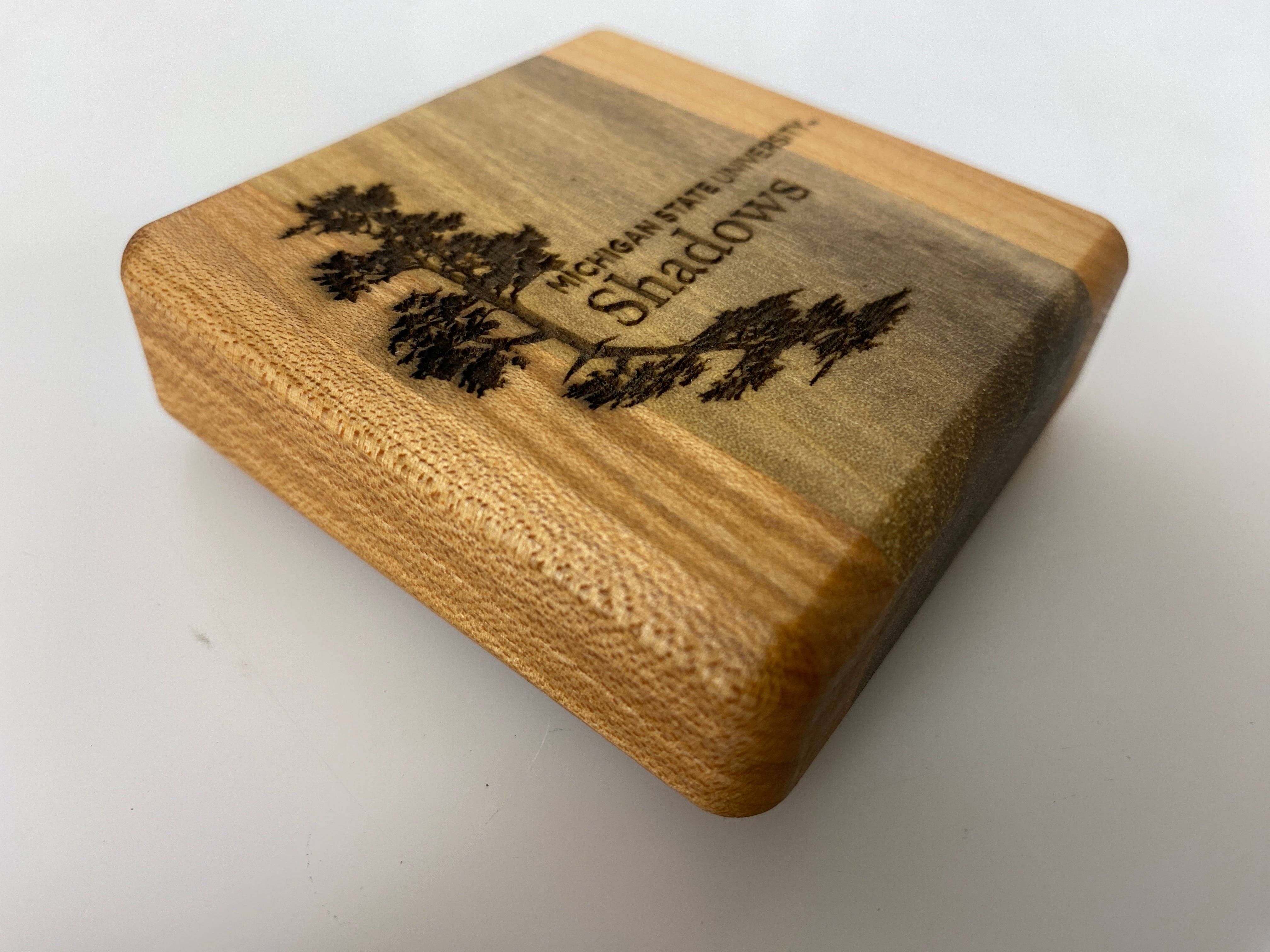 MSU Shadows Bottle Opener Coaster Style 5