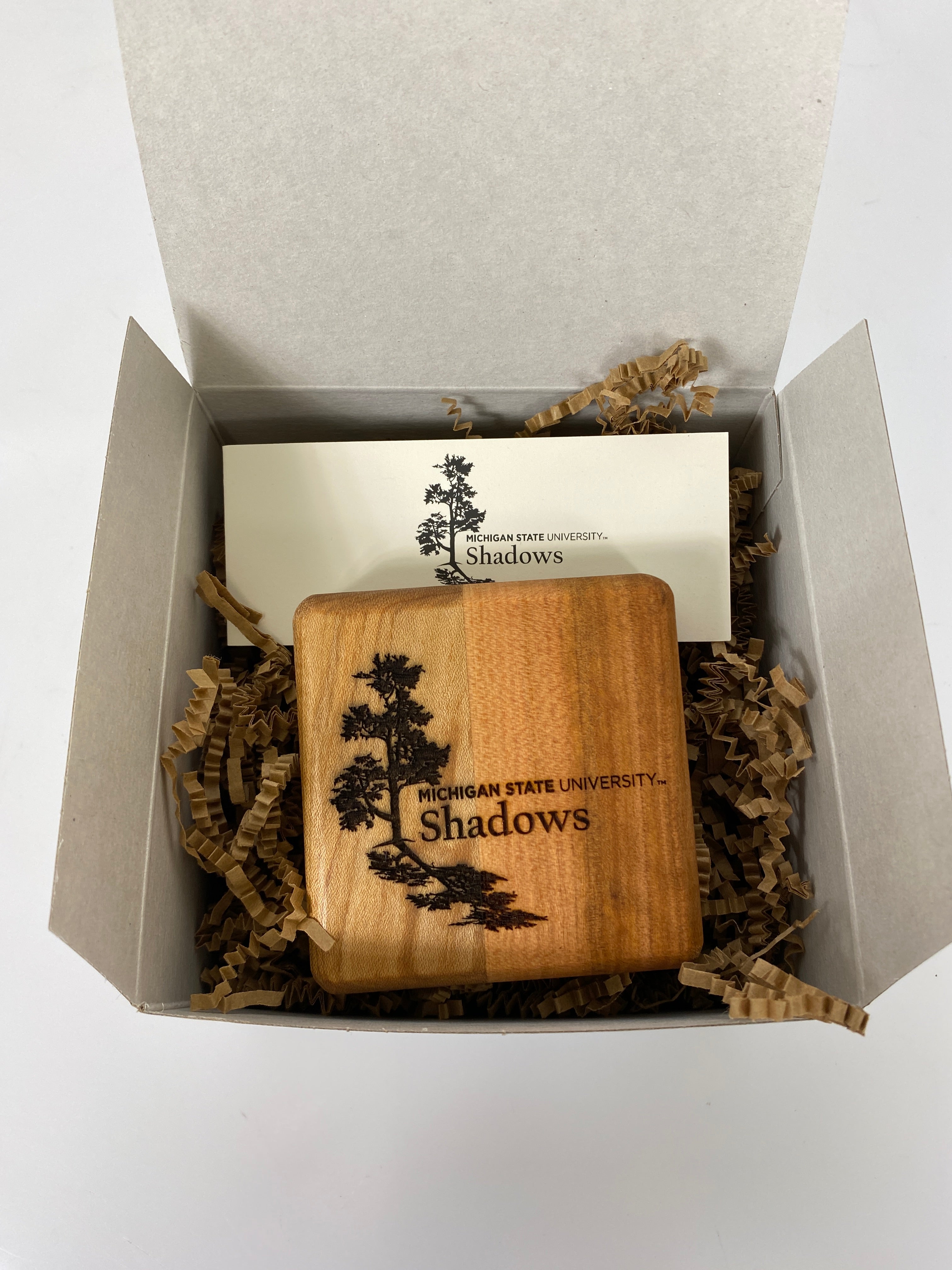 MSU Shadows Bottle Opener Coaster Style 6