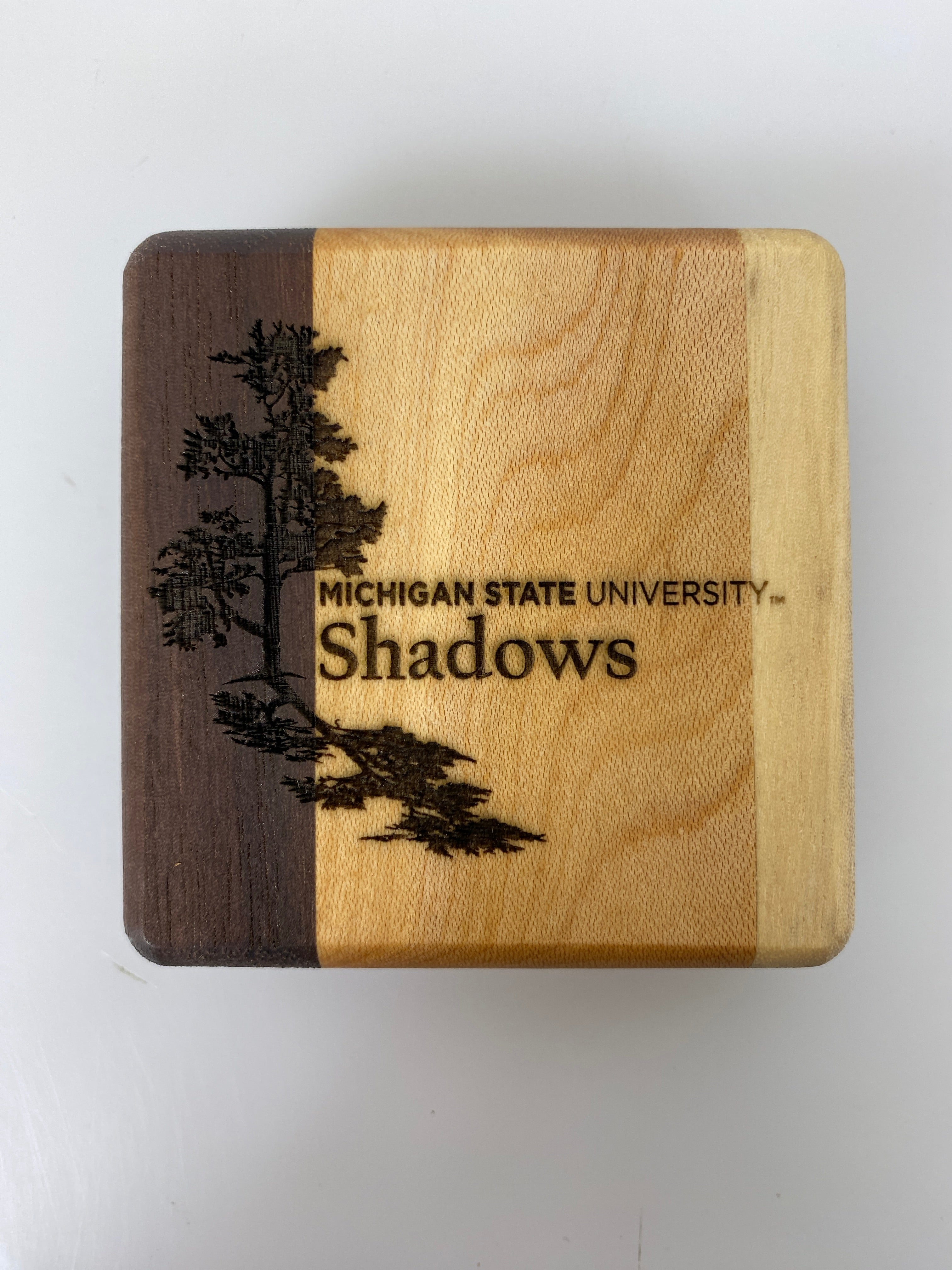 MSU Shadows Bottle Opener Coaster Style 7