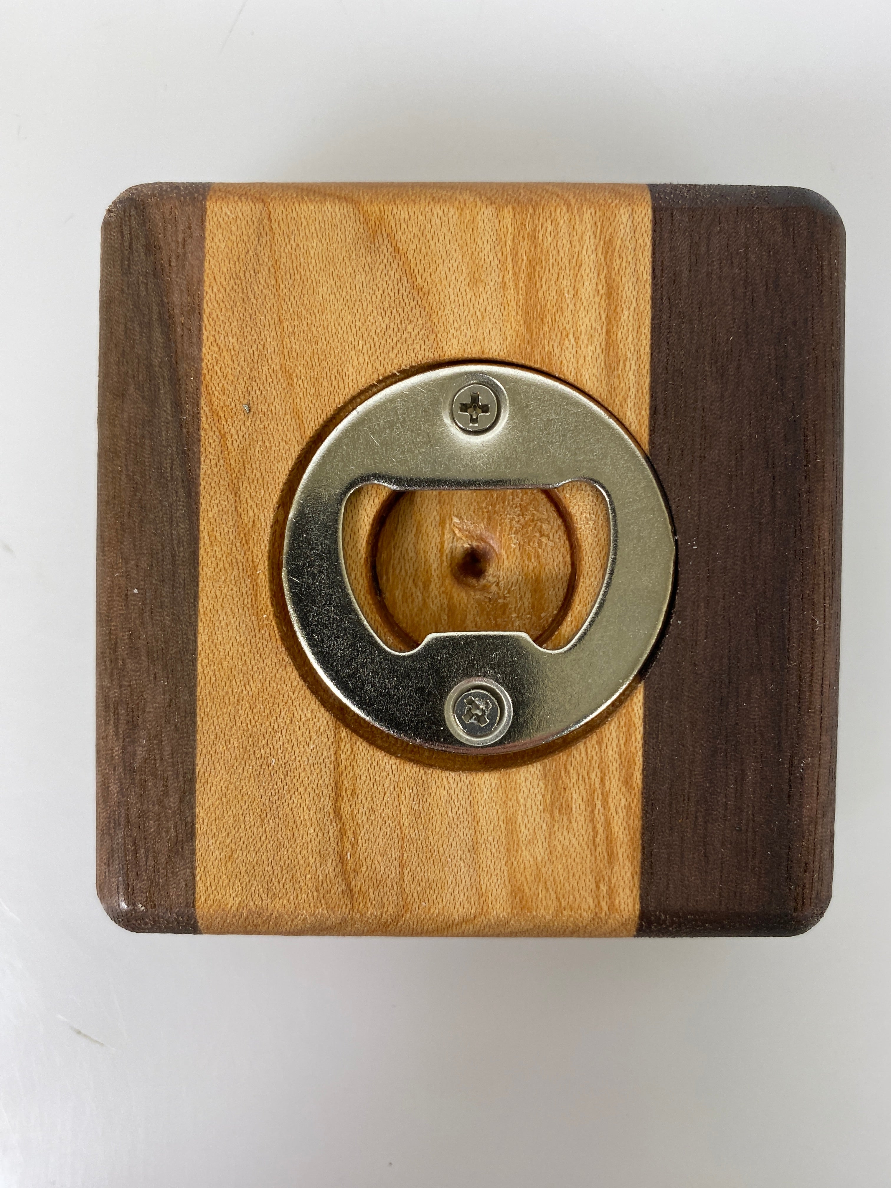 MSU Shadows Bottle Opener Coaster Style 7