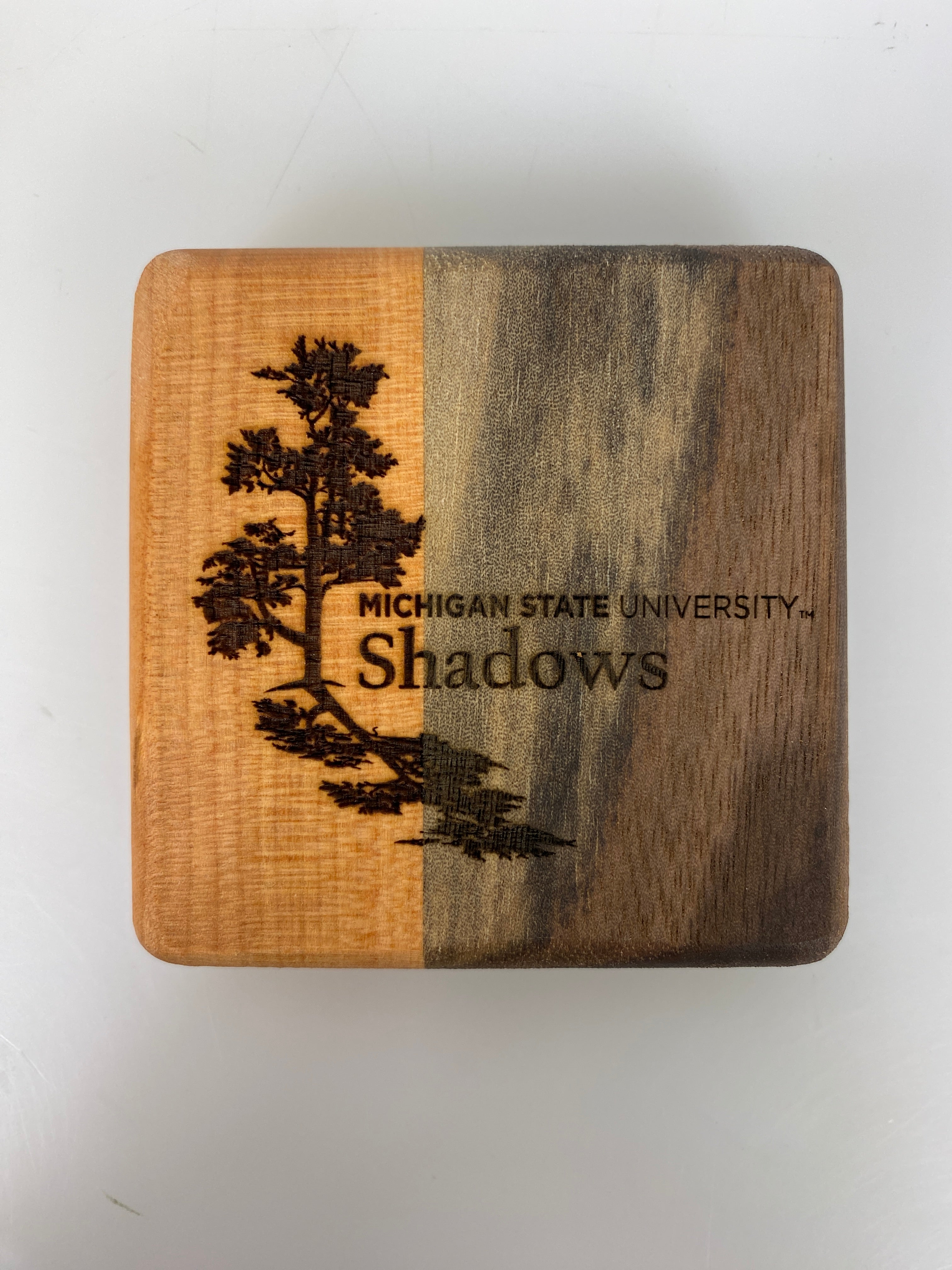 MSU Shadows Bottle Opener Coaster Style 8