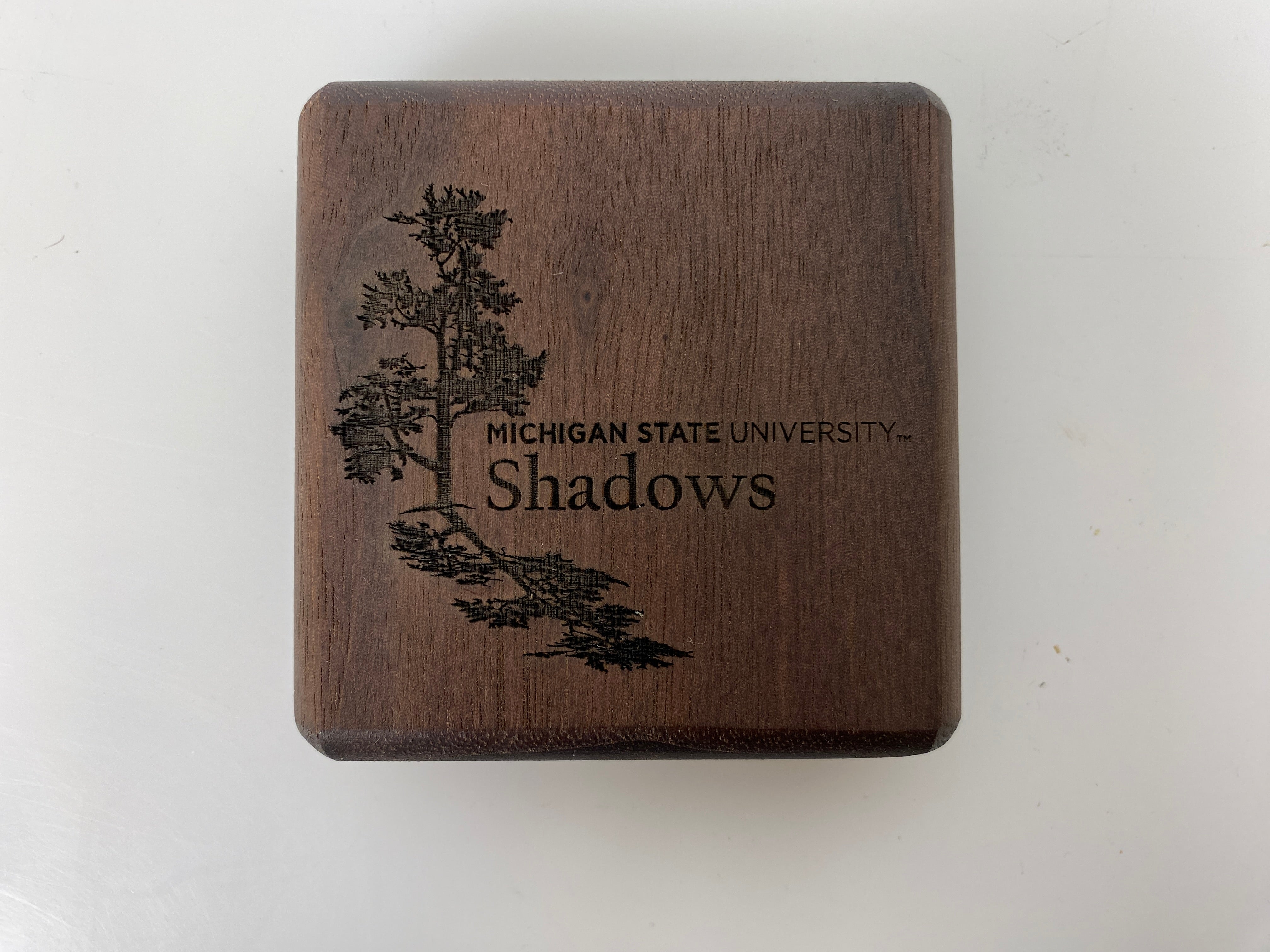 MSU Shadows Bottle Opener Coaster Style 9