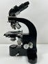 Vintage Leitz Laborlux II Binocular Microscope with Wood Case