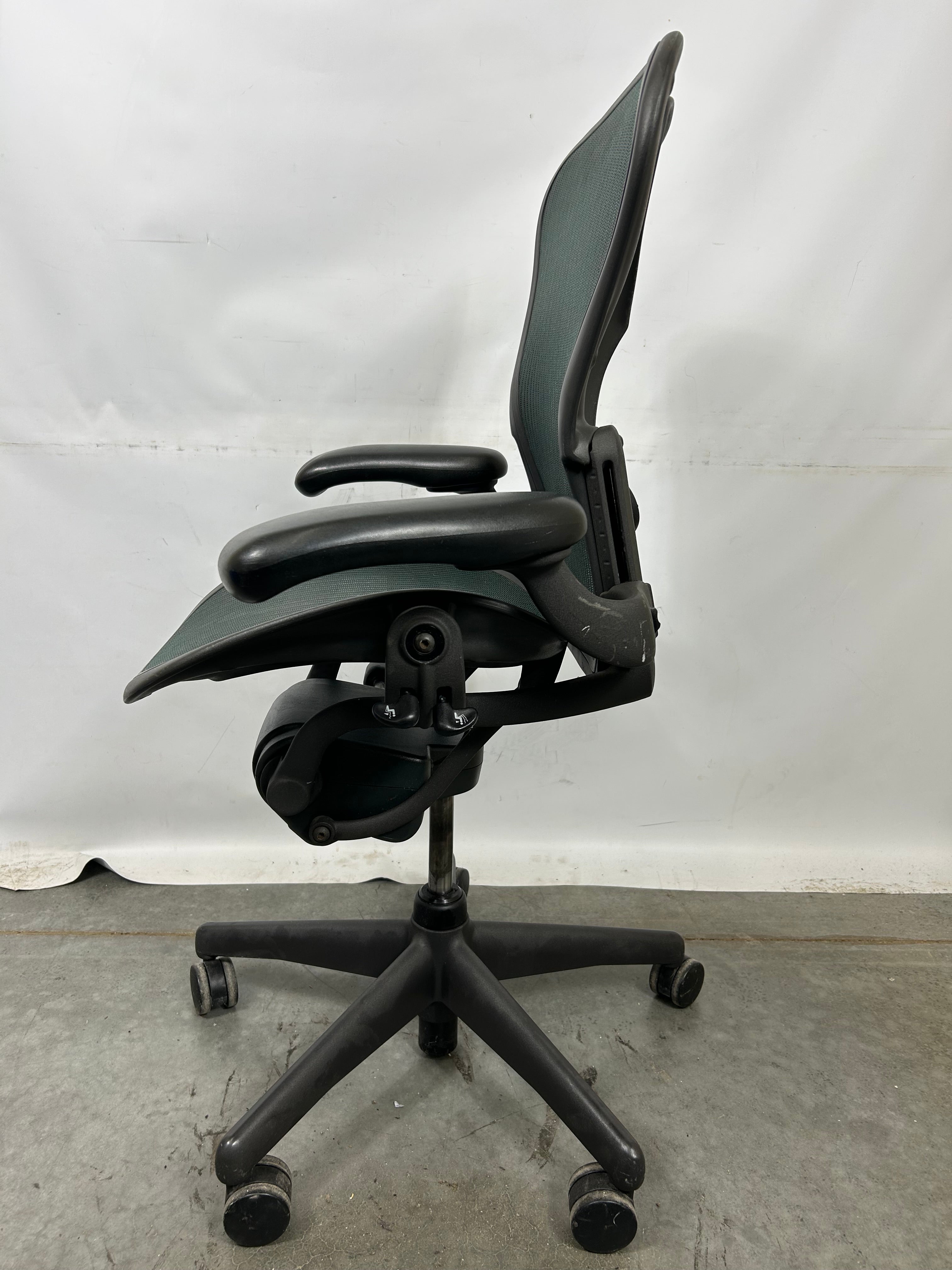Forest Green Herman Miller Aeron Chair Size A