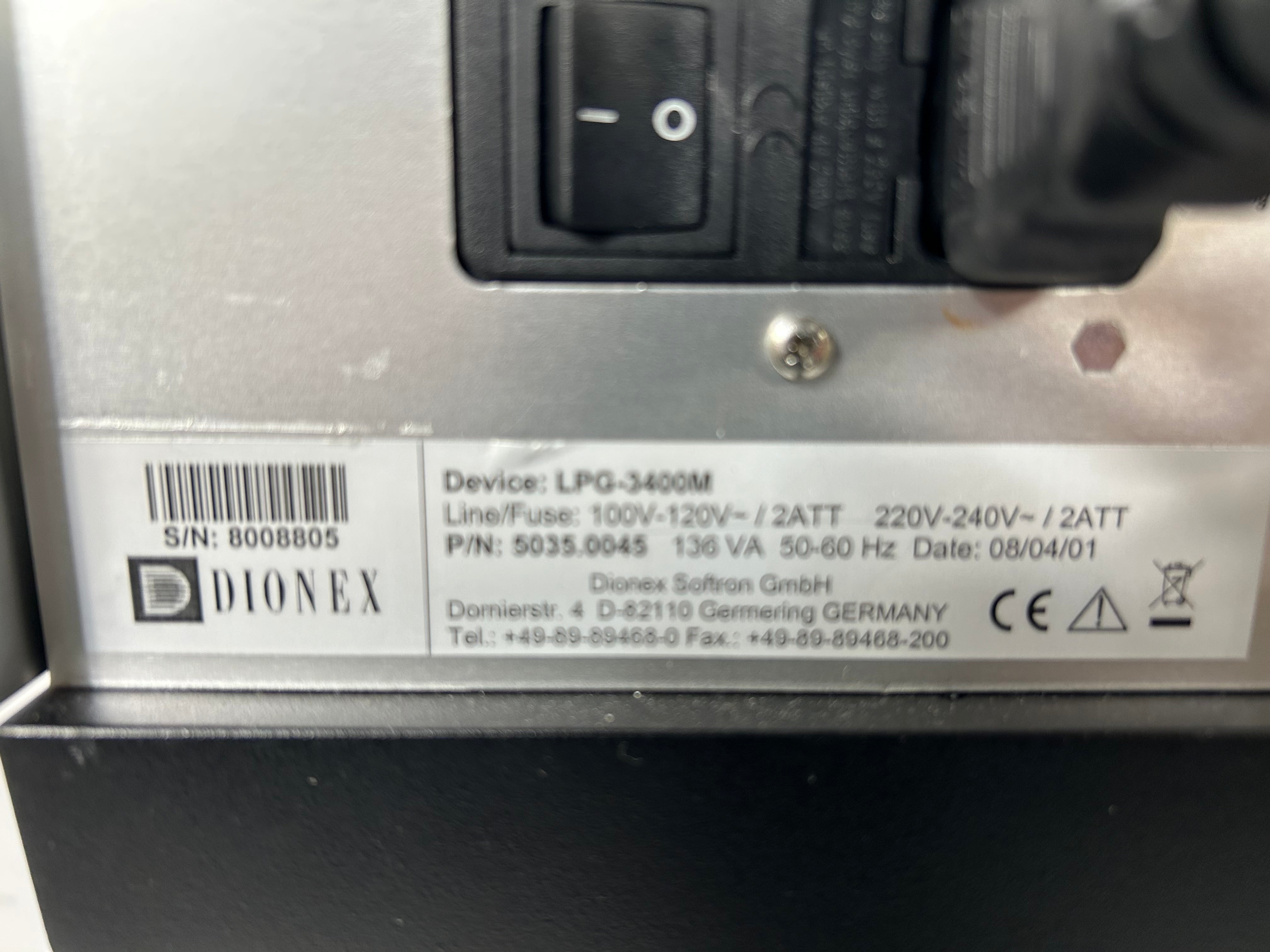 Thermo Scientific Dionex UltiMate 3000 HPLC System