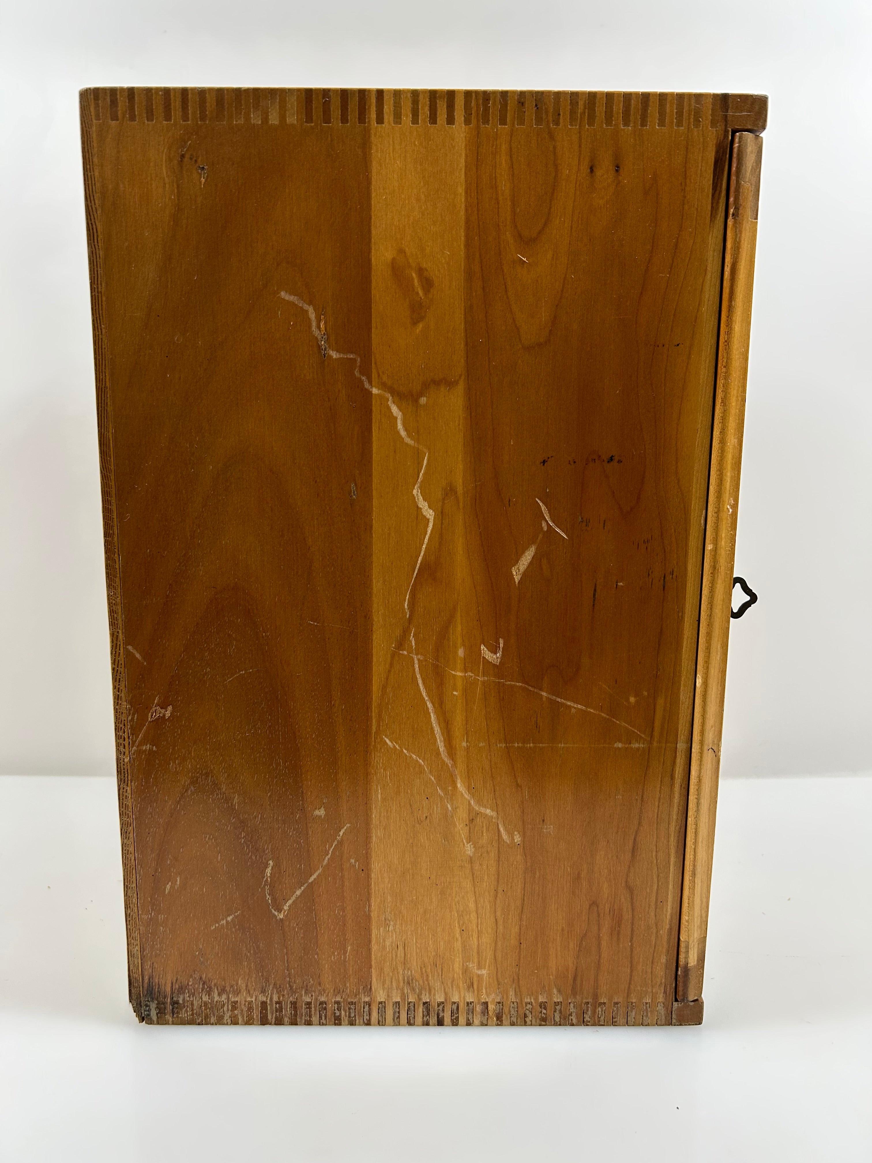 Vintage Bausch and Lomb Student Microscope with Wood Case
