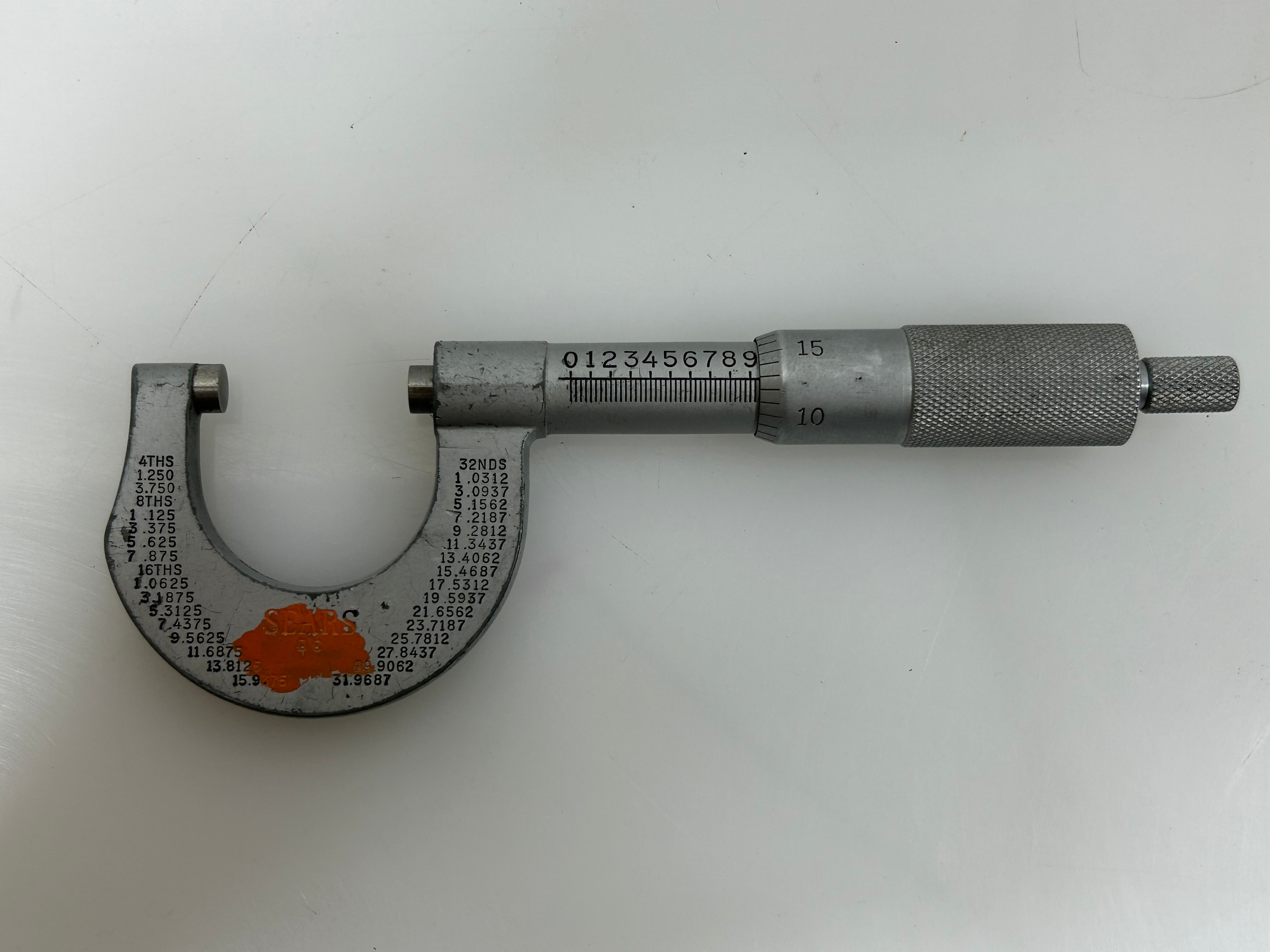 Vintage Sears Mechanical Outside Micrometer 9 40707