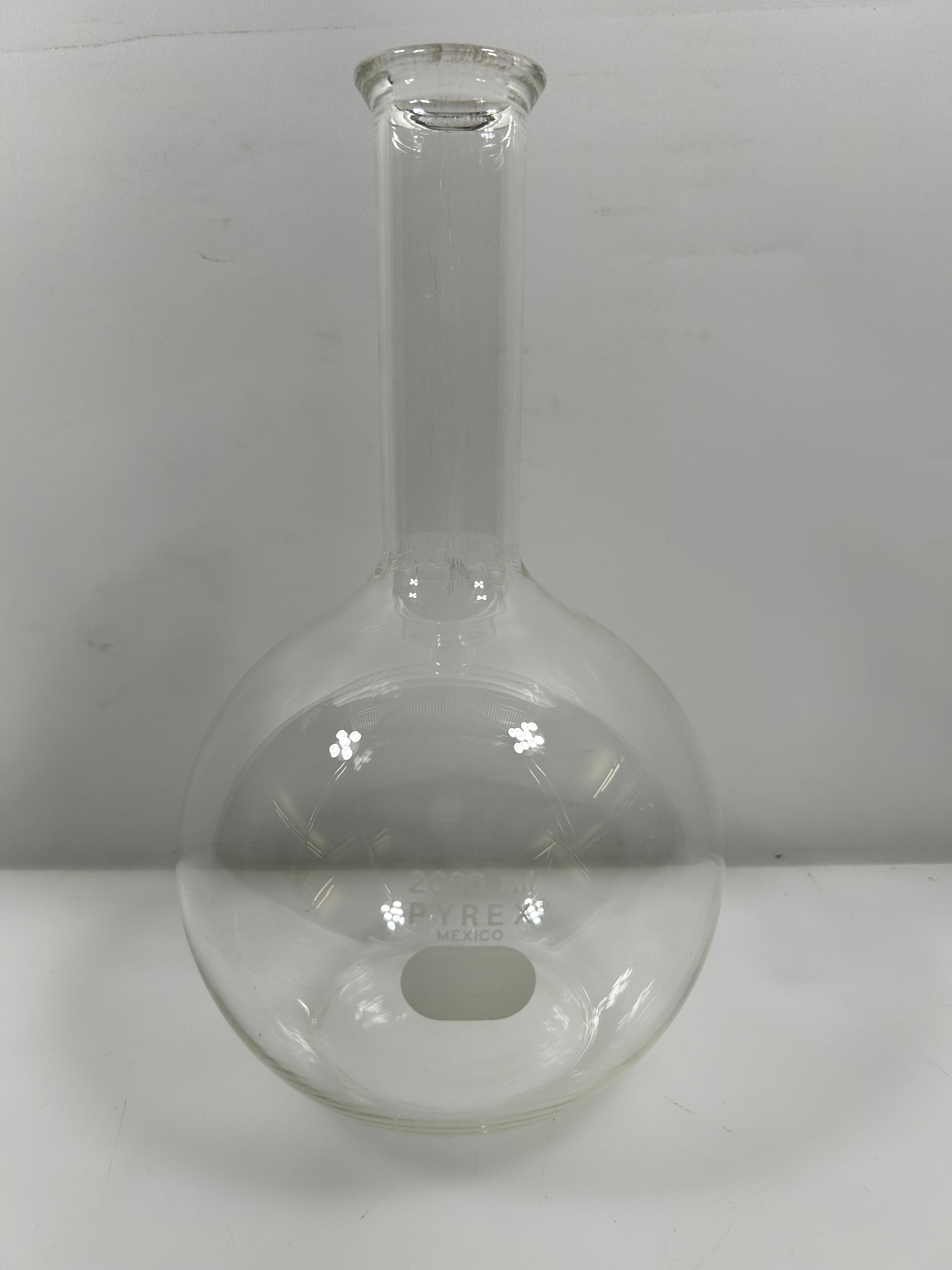 Lab Glass 2000ml Flat Bottom Boiling Flask