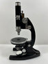 Vintage Bausch and Lomb Student Microscope with Wood Case