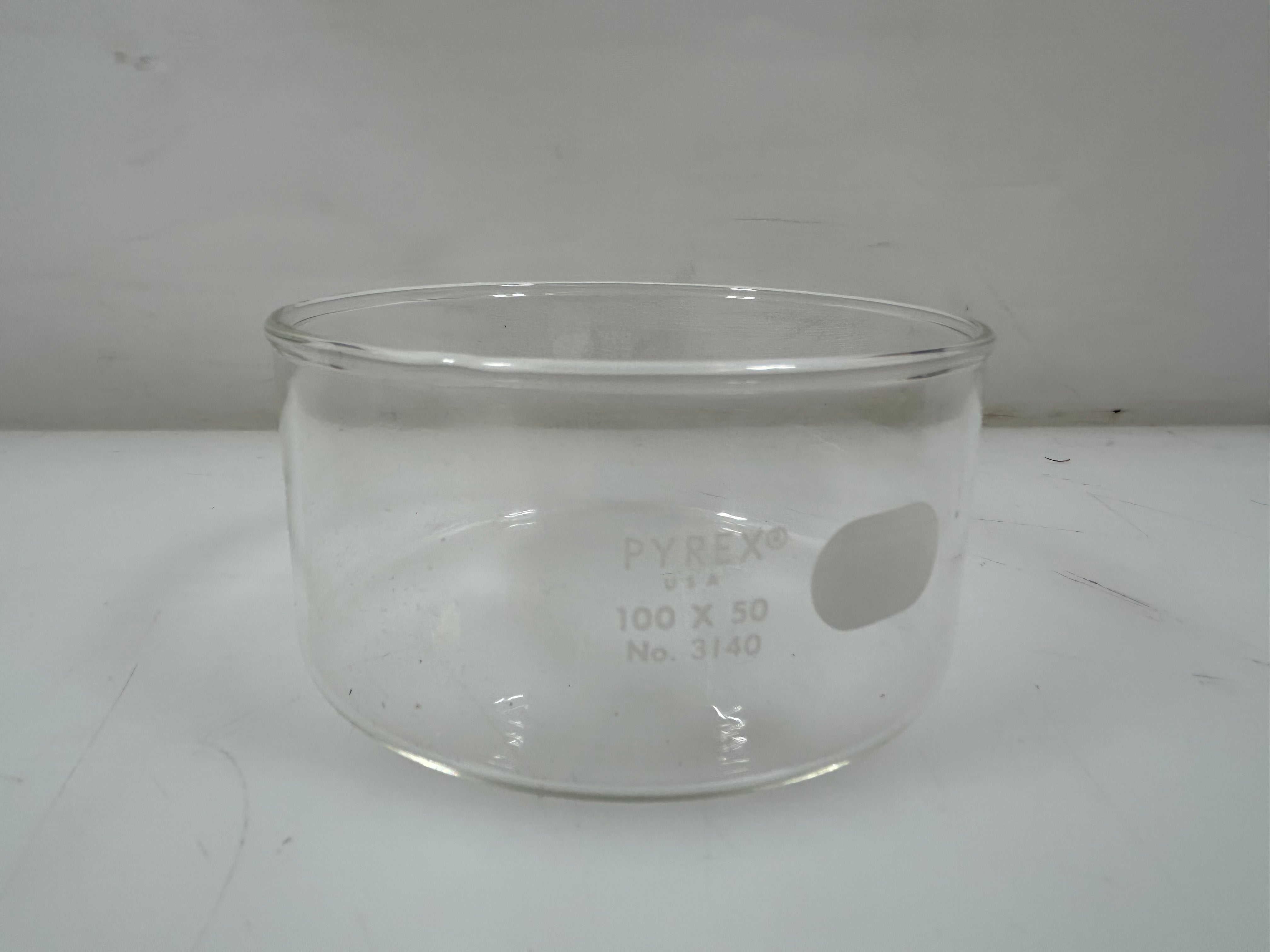 Corning Pyrex Borosilicate Glass 100mm x 50mm Crystallizing Dish (6 pack)