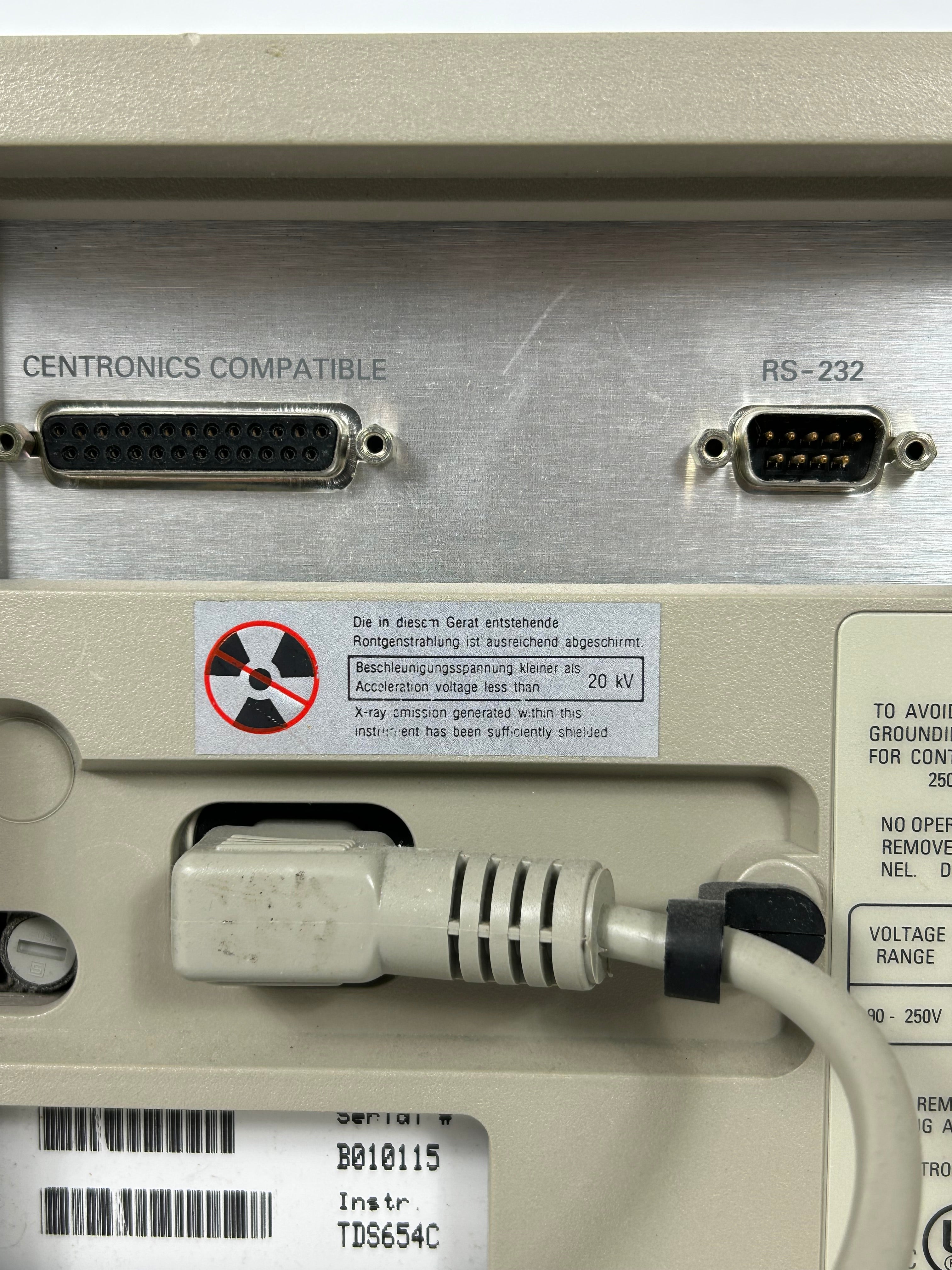 Tektronix 654C Digital Real-Time Oscilloscope *Untested*