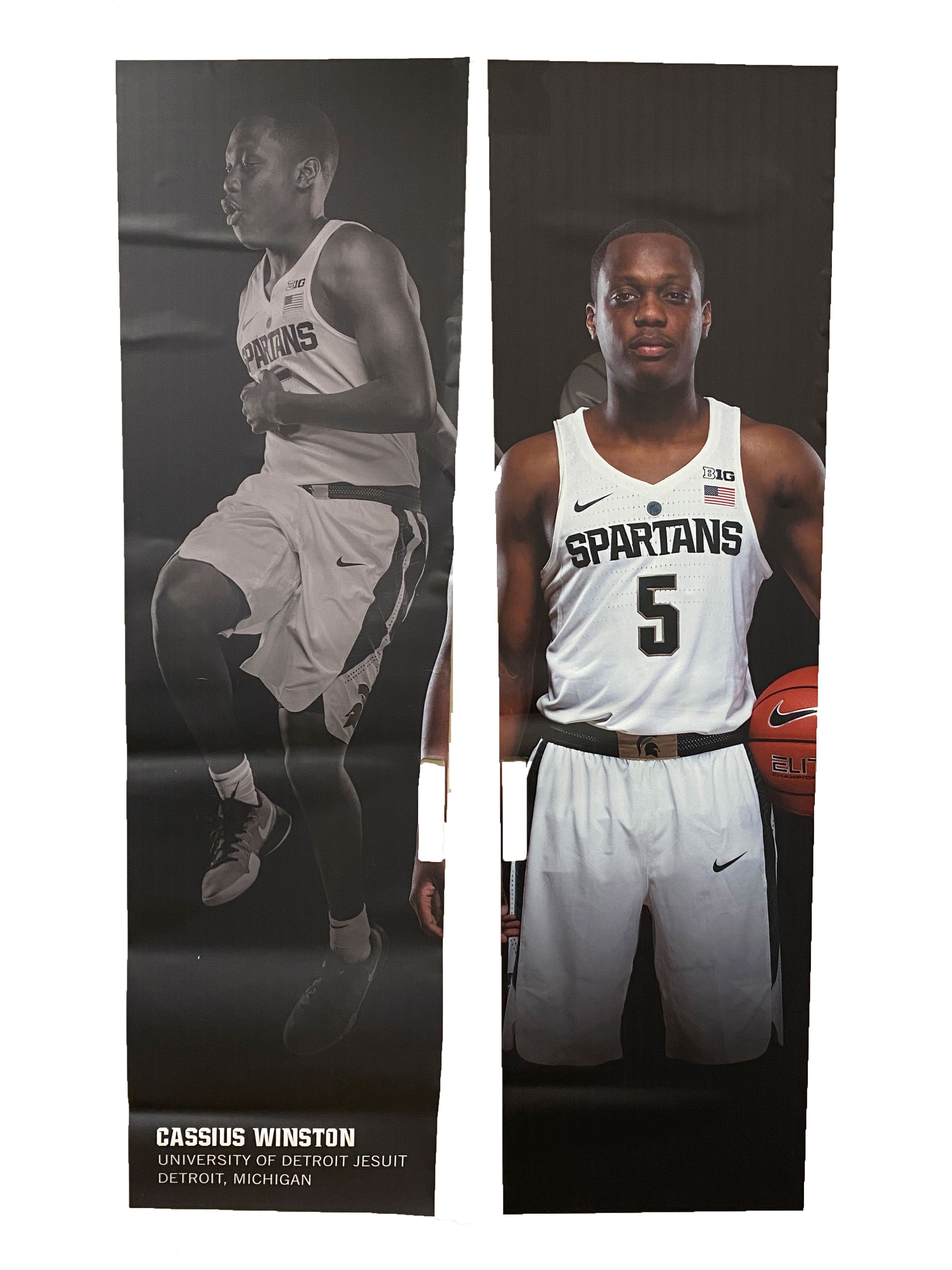 Cassius Winston Basketball Locker Magnets