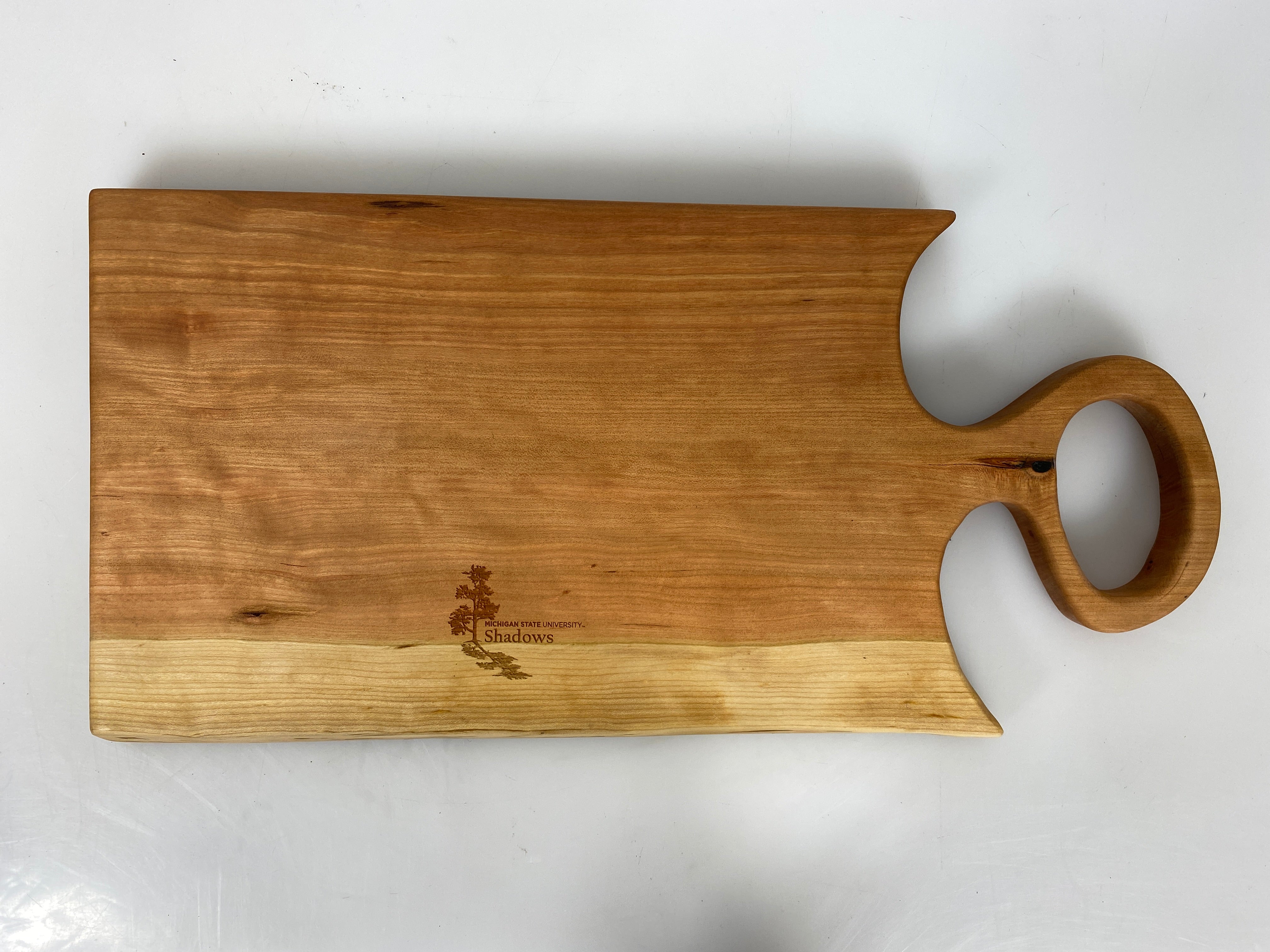 MSU Shadows Charcuterie Board Spartan Head Style 1