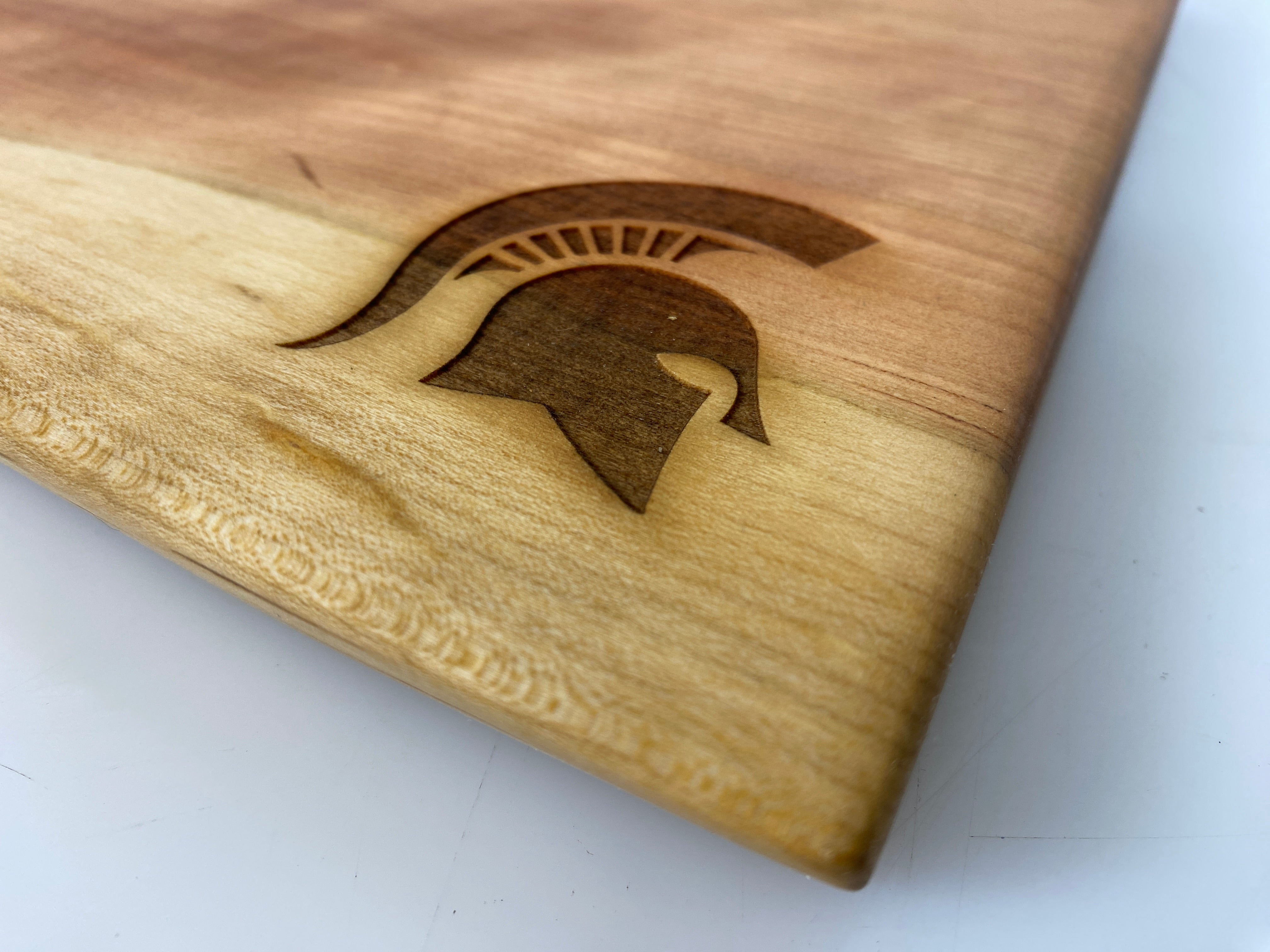 MSU Shadows Charcuterie Board Spartan Head Style 1