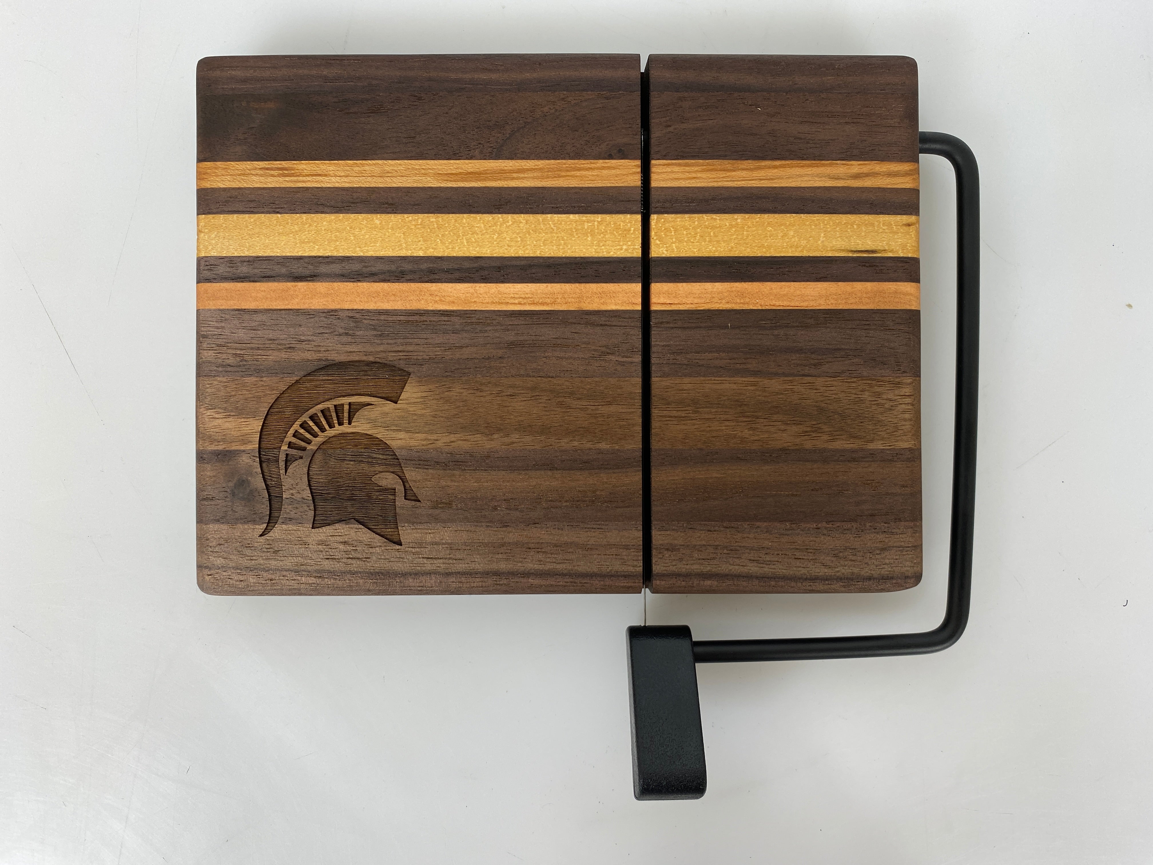 MSU Shadows Cheese Board Spartan Head Style 1