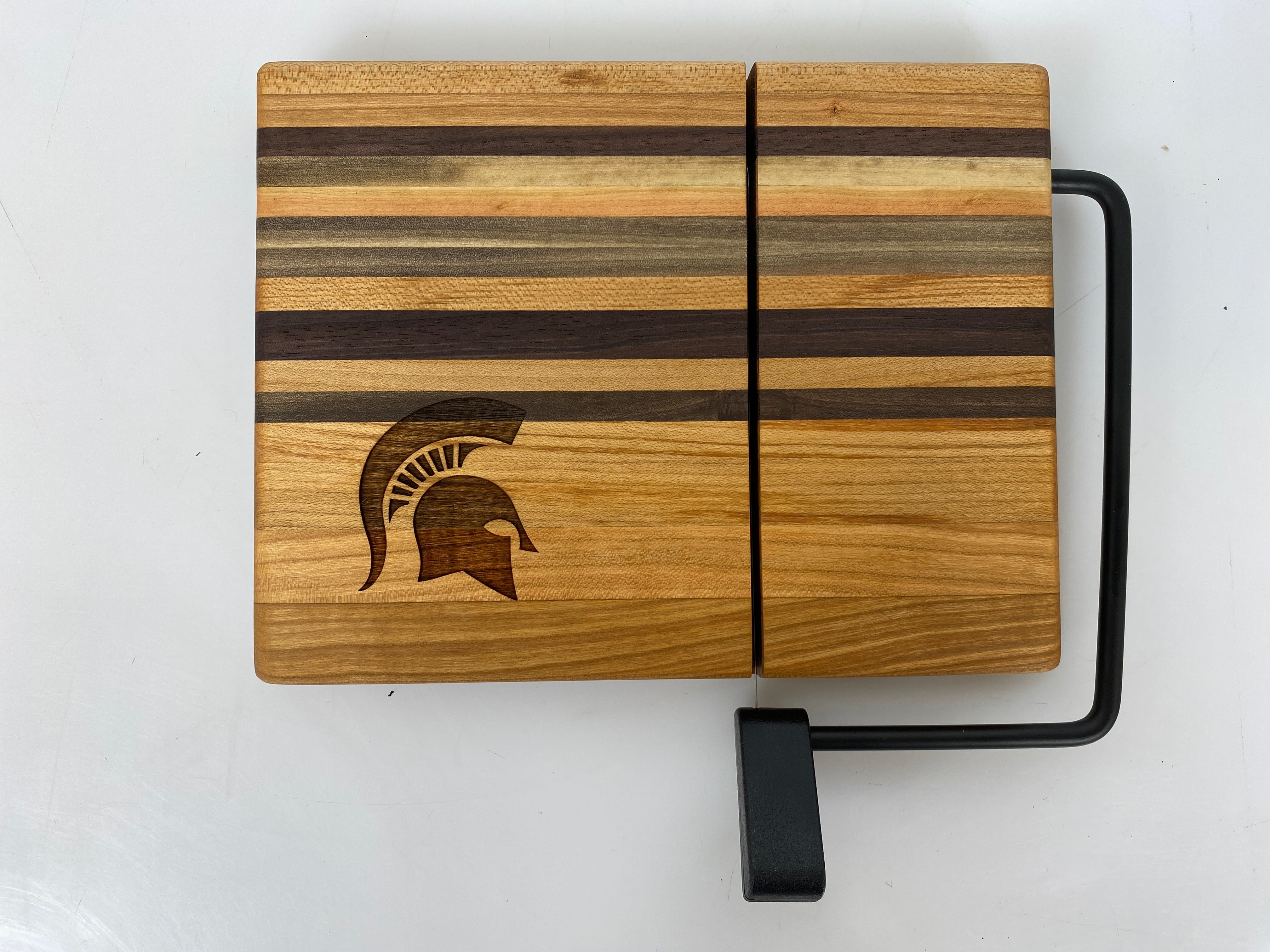 MSU Shadows Cheese Board Spartan Head Style 3