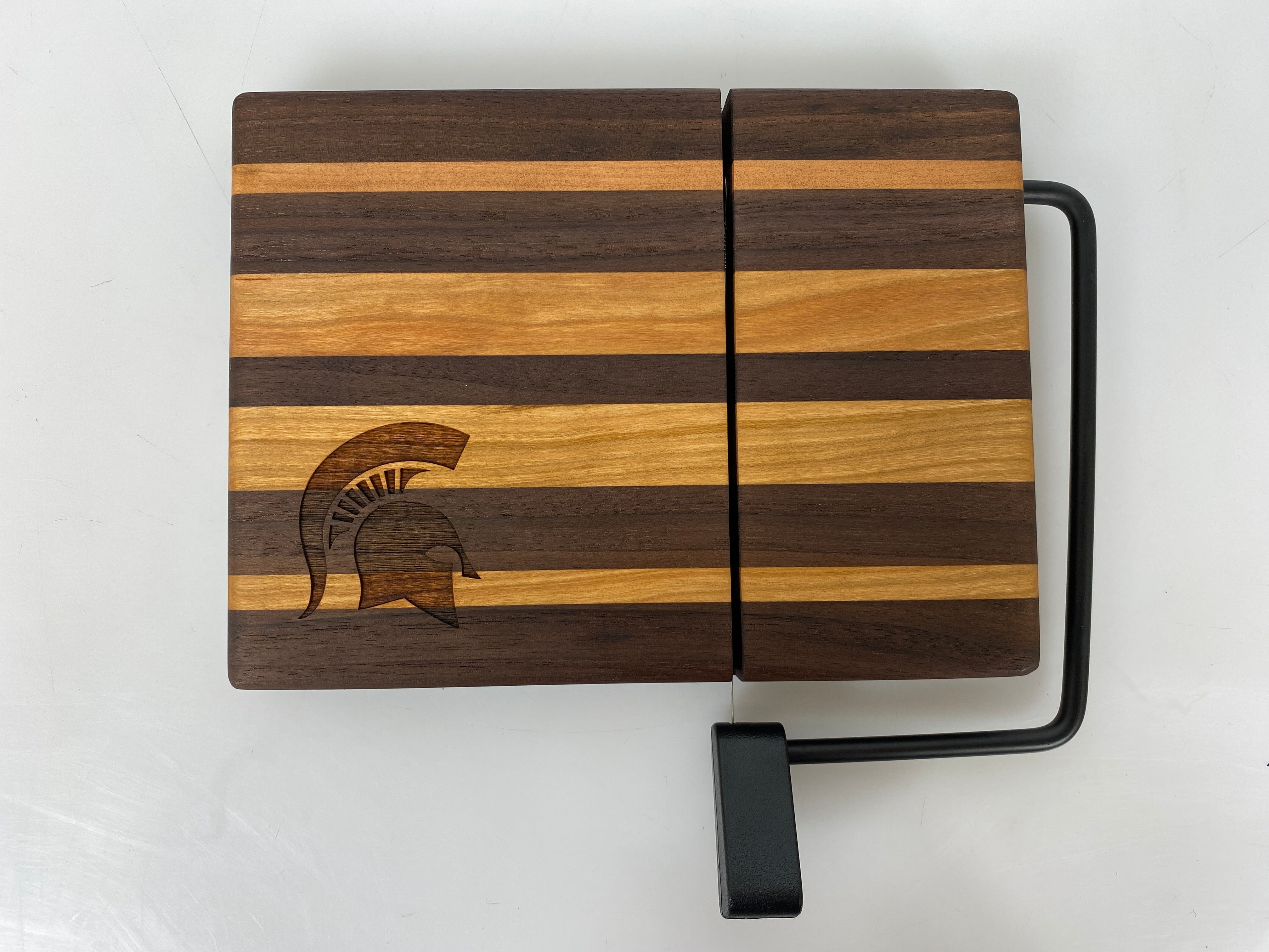 MSU Shadows Cheese Board Spartan Head Style 6