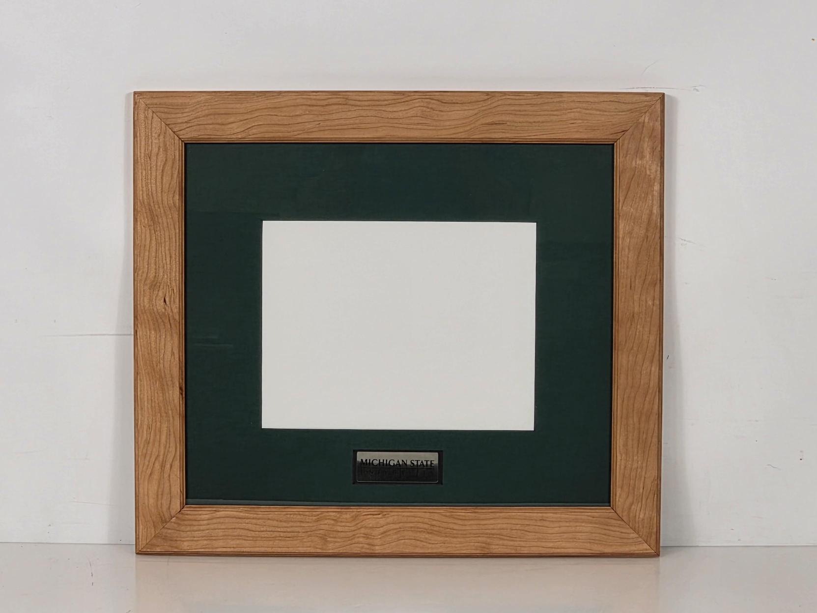 MSU Shadows Cherry Bachelor/Master Diploma Frame with MSU Engraved Plaque