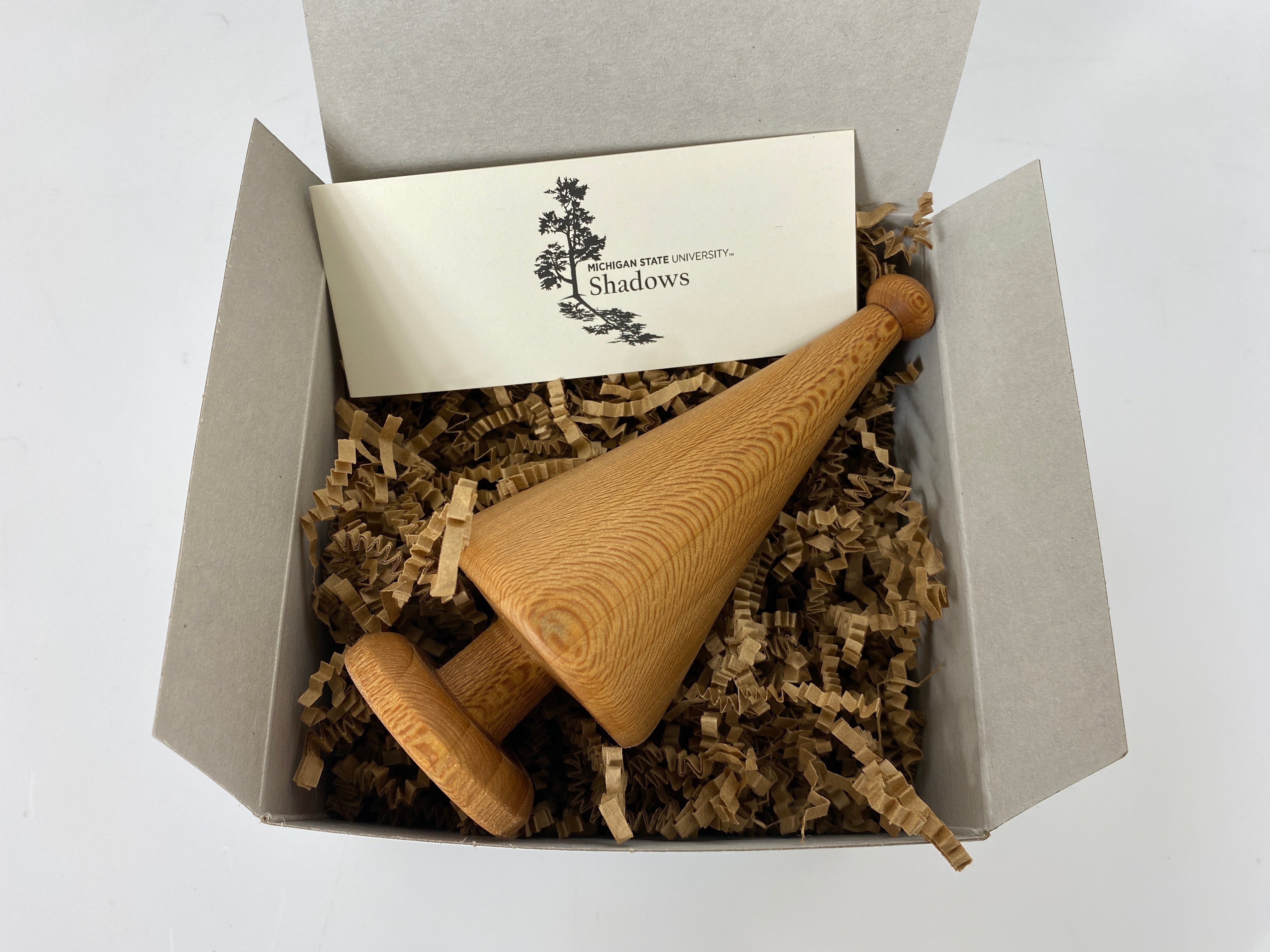 MSU Shadows Hand-Turned Wooden Tree Style 1