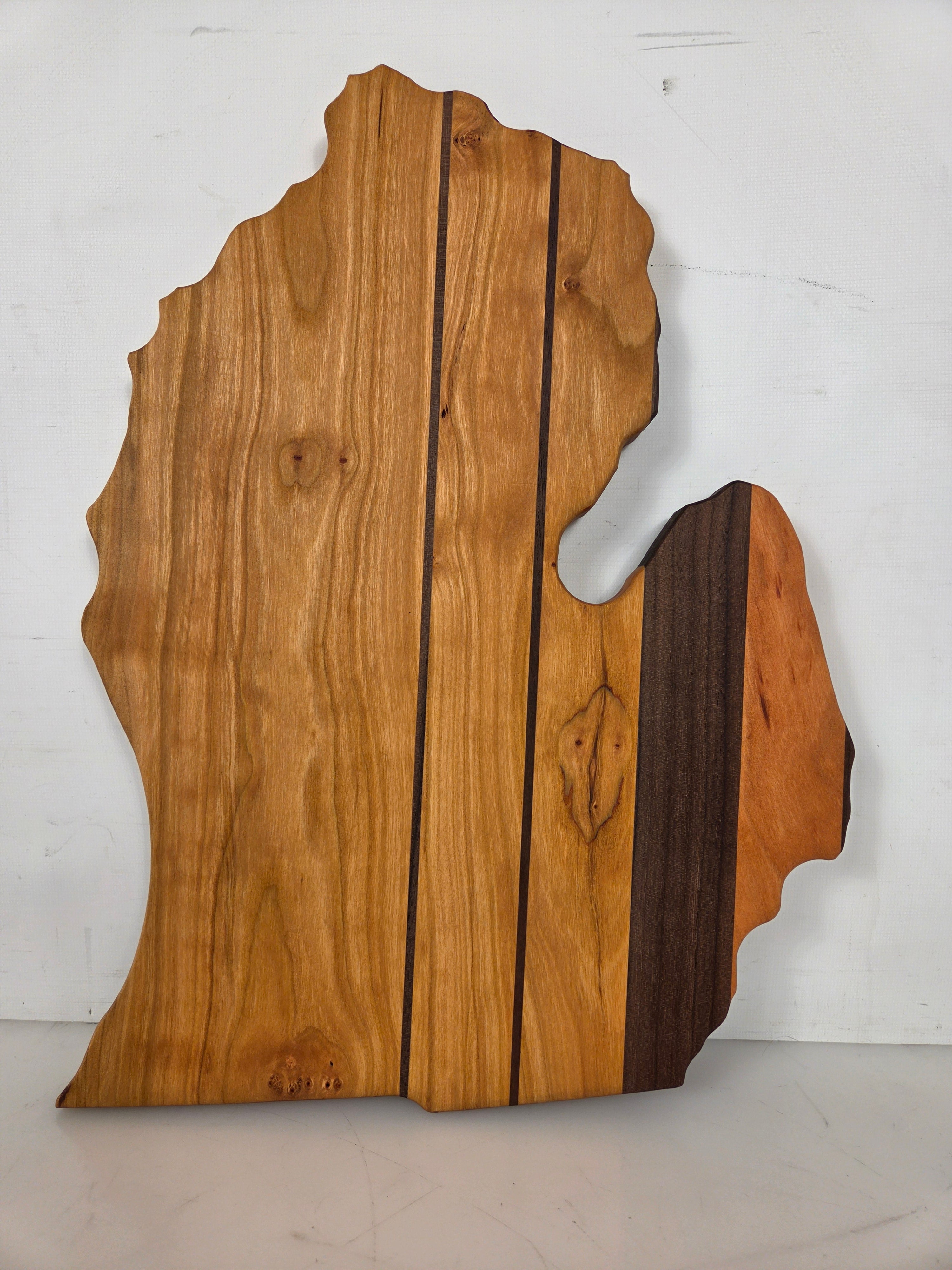 MSU Shadows State of Michigan Cutting Board Style 11