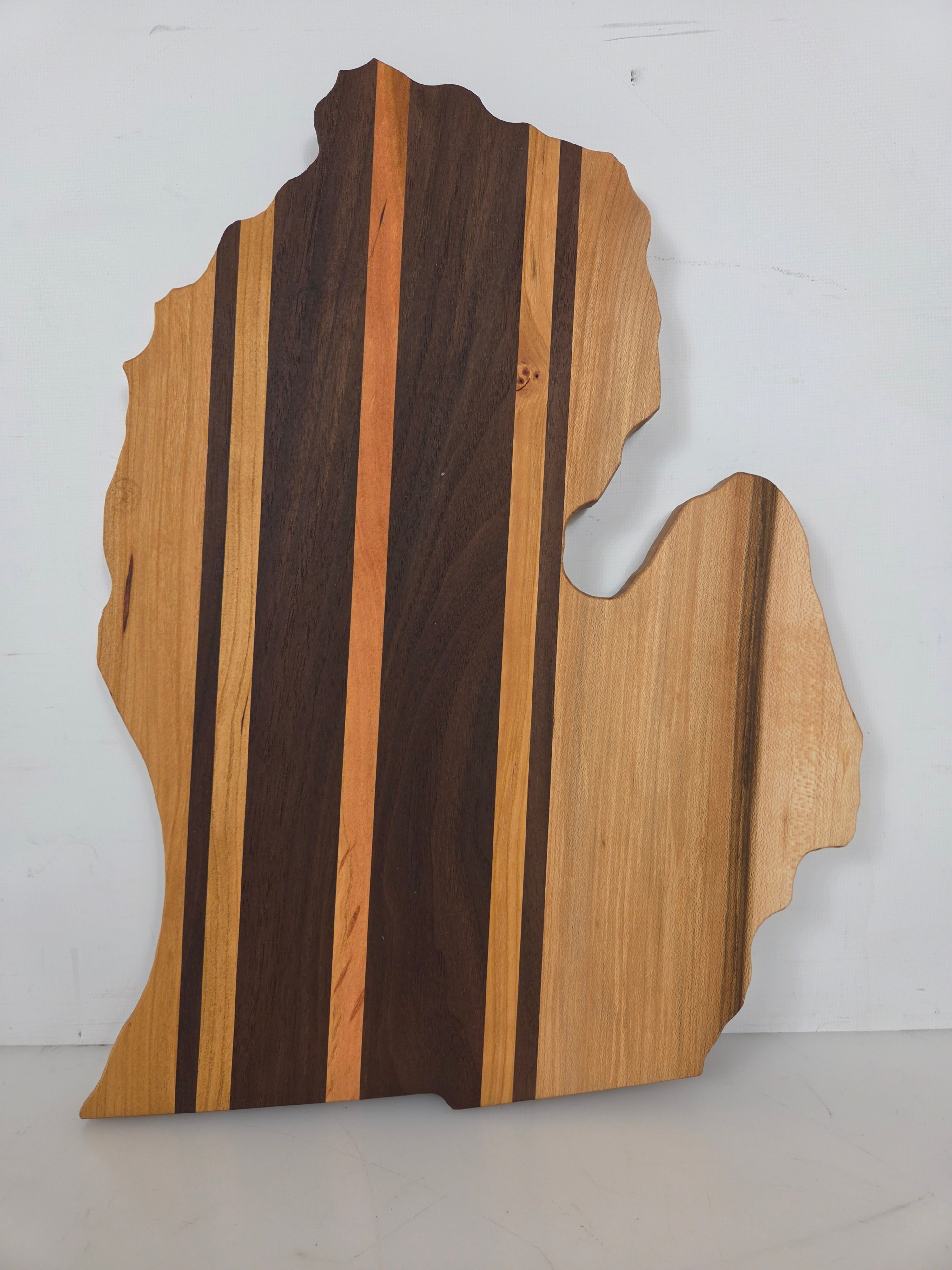 MSU Shadows State of Michigan Cutting Board Style 13