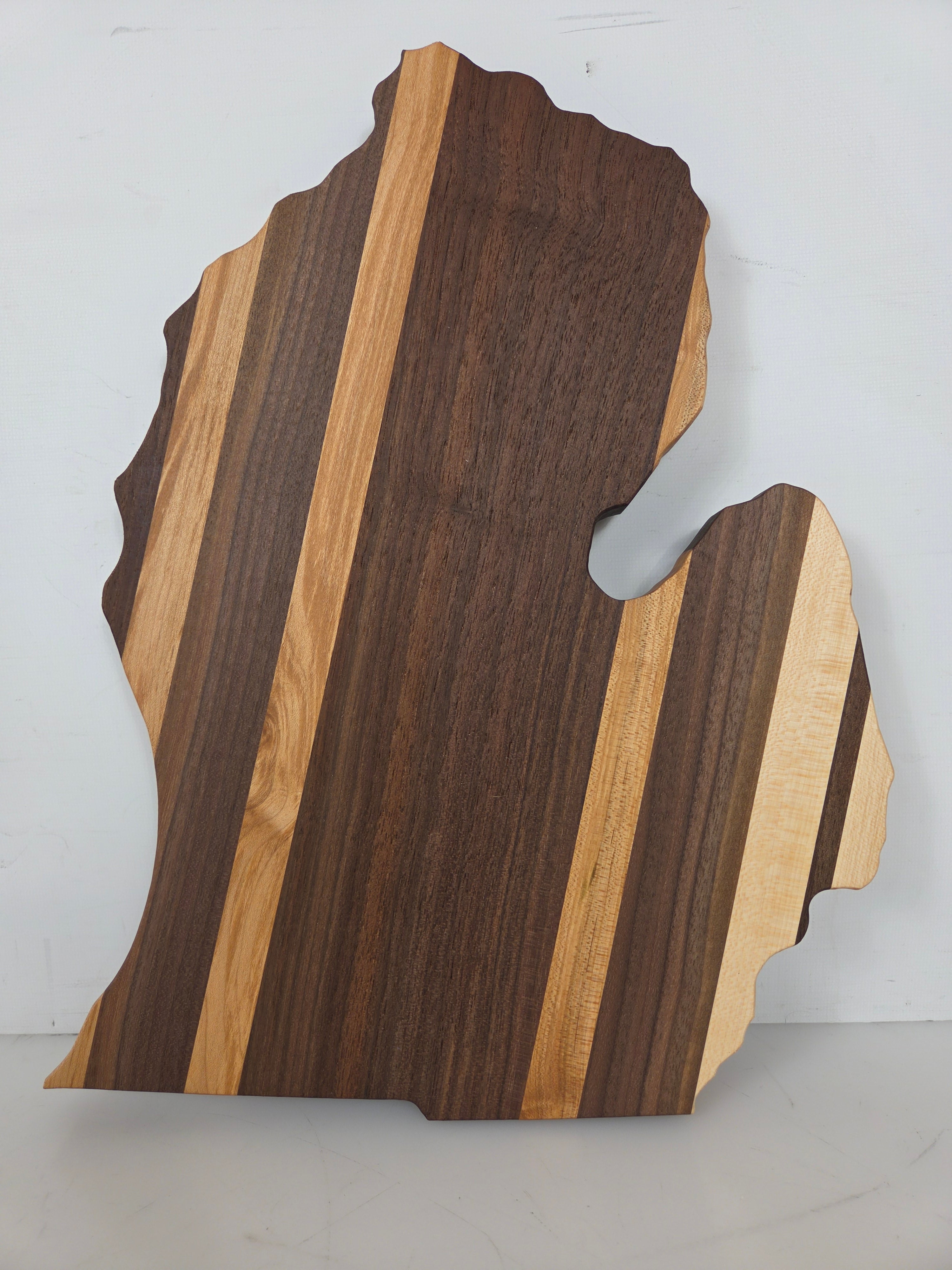 MSU Shadows State of Michigan Cutting Board Style 14