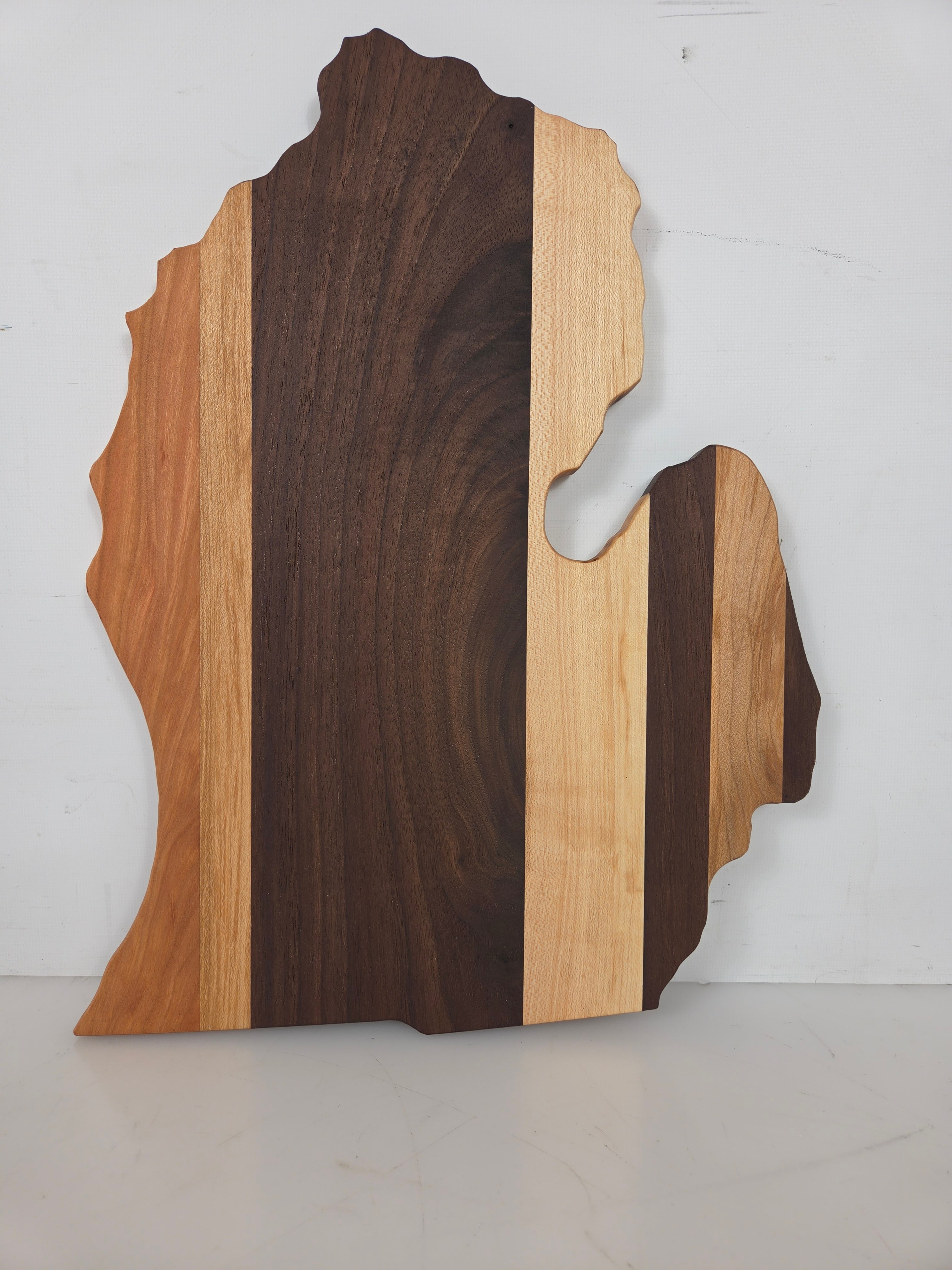 MSU Shadows State of Michigan Cutting Board Style 15