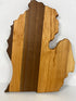 MSU Shadows State of Michigan Cutting Board Style 2