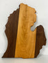 MSU Shadows State of Michigan Cutting Board Style 4