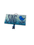 Handmade "Sing Out" Blue Bird Decorative Hanging Wall Plaque