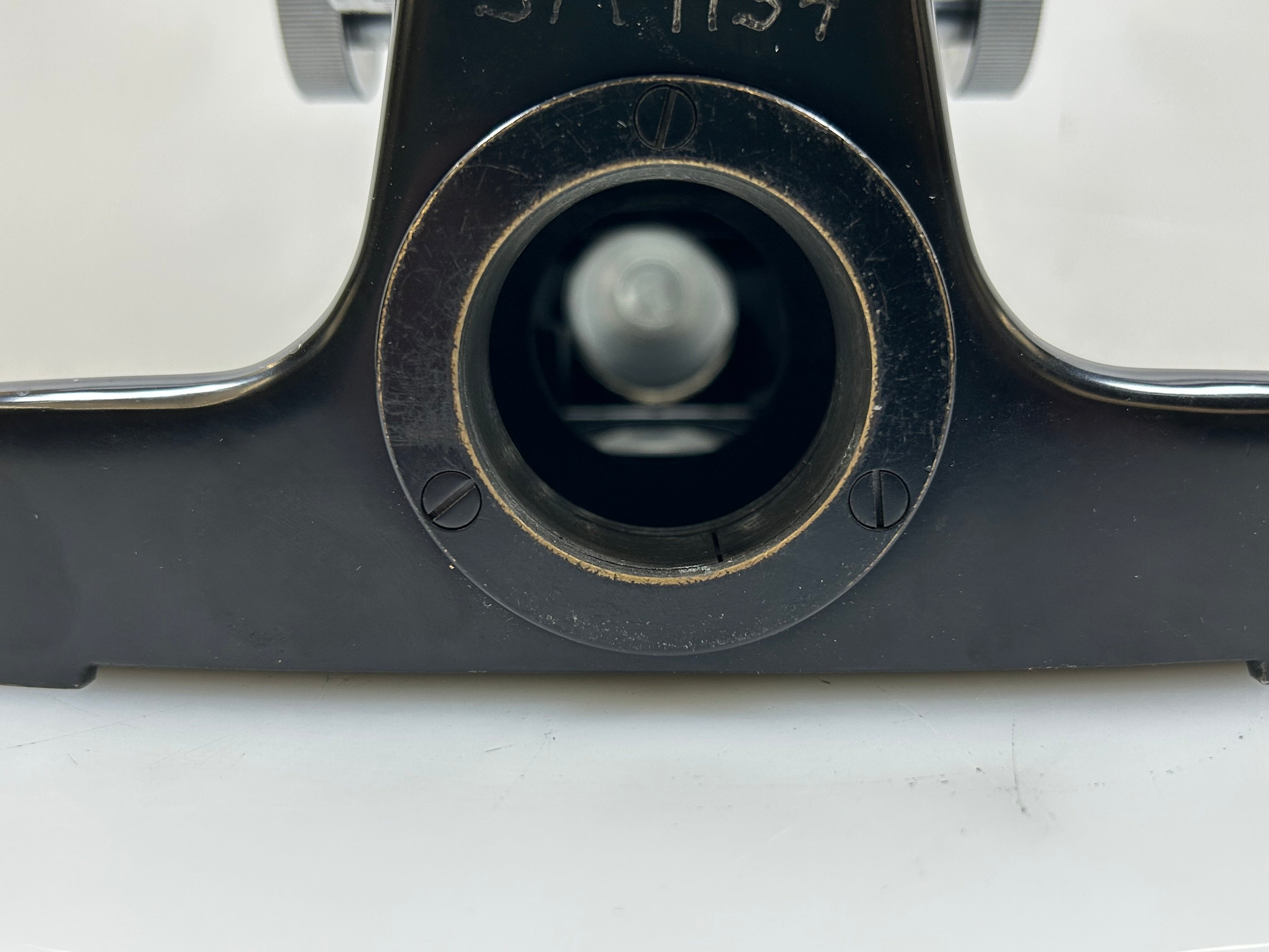 Vintage Leitz Laborlux II Binocular Microscope with Wood Case