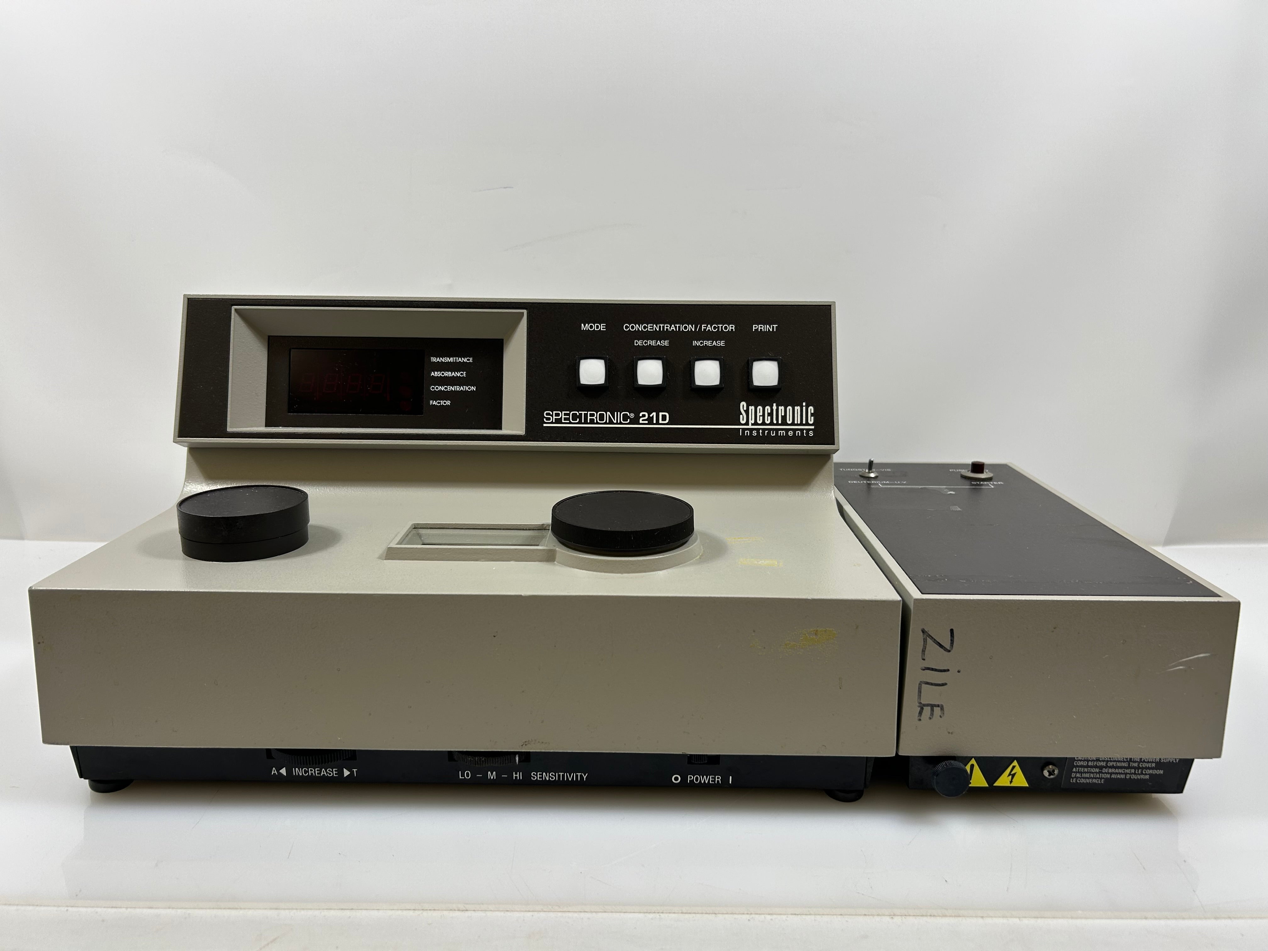 Spectronic Instruments 21D Spectrophotometer *Parts*