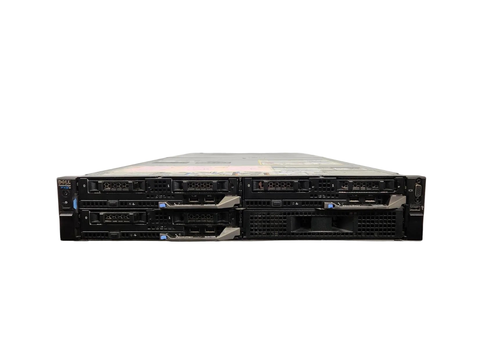 Dell PowerEdge FX2S 4-Node Blade Server 3x FC630 Blades 192GB DDR4 RAM