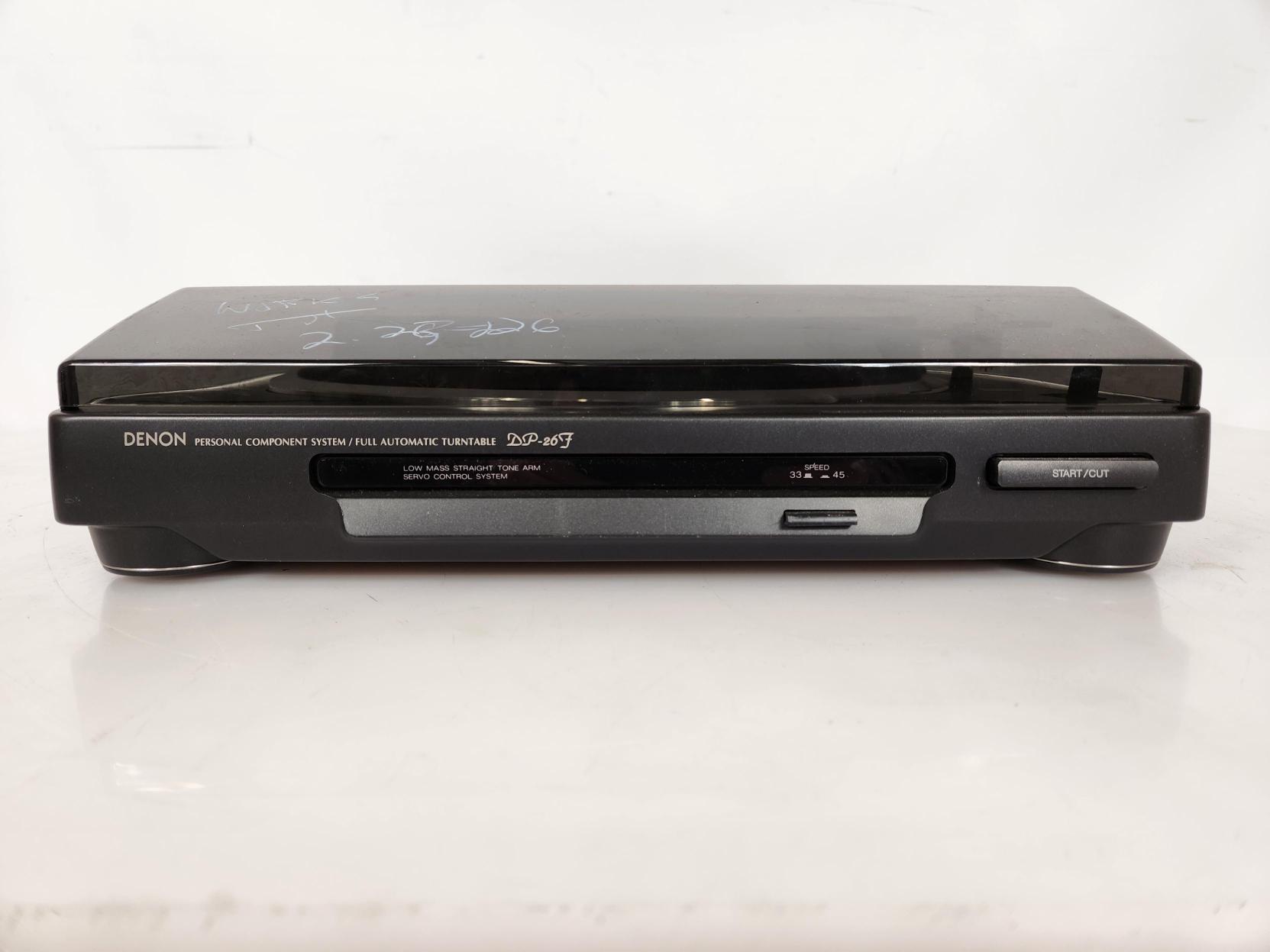 Denon DP-26F Personal Component System Full Automatic Turntable