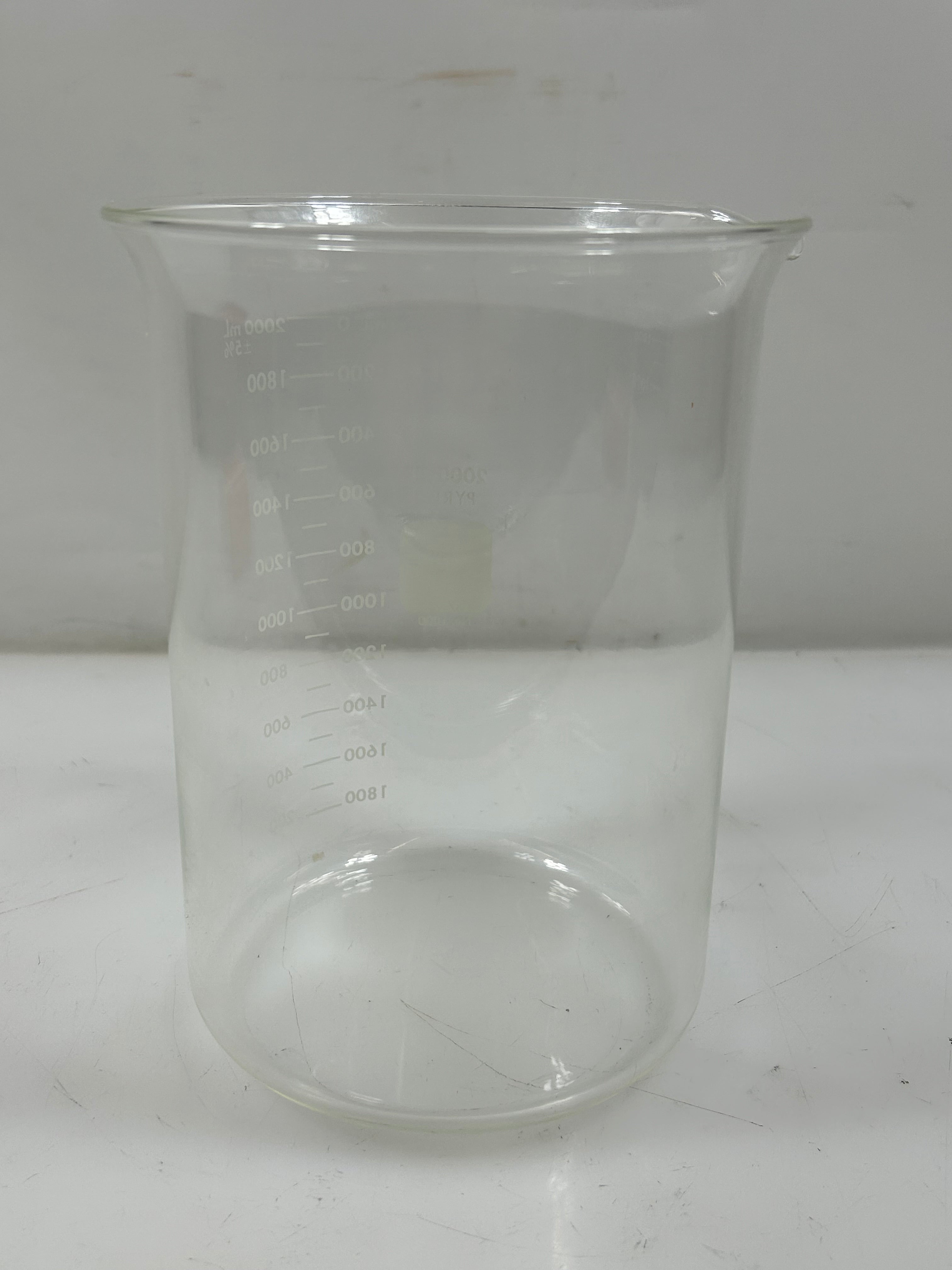 Lab Glass 2000mL Beaker