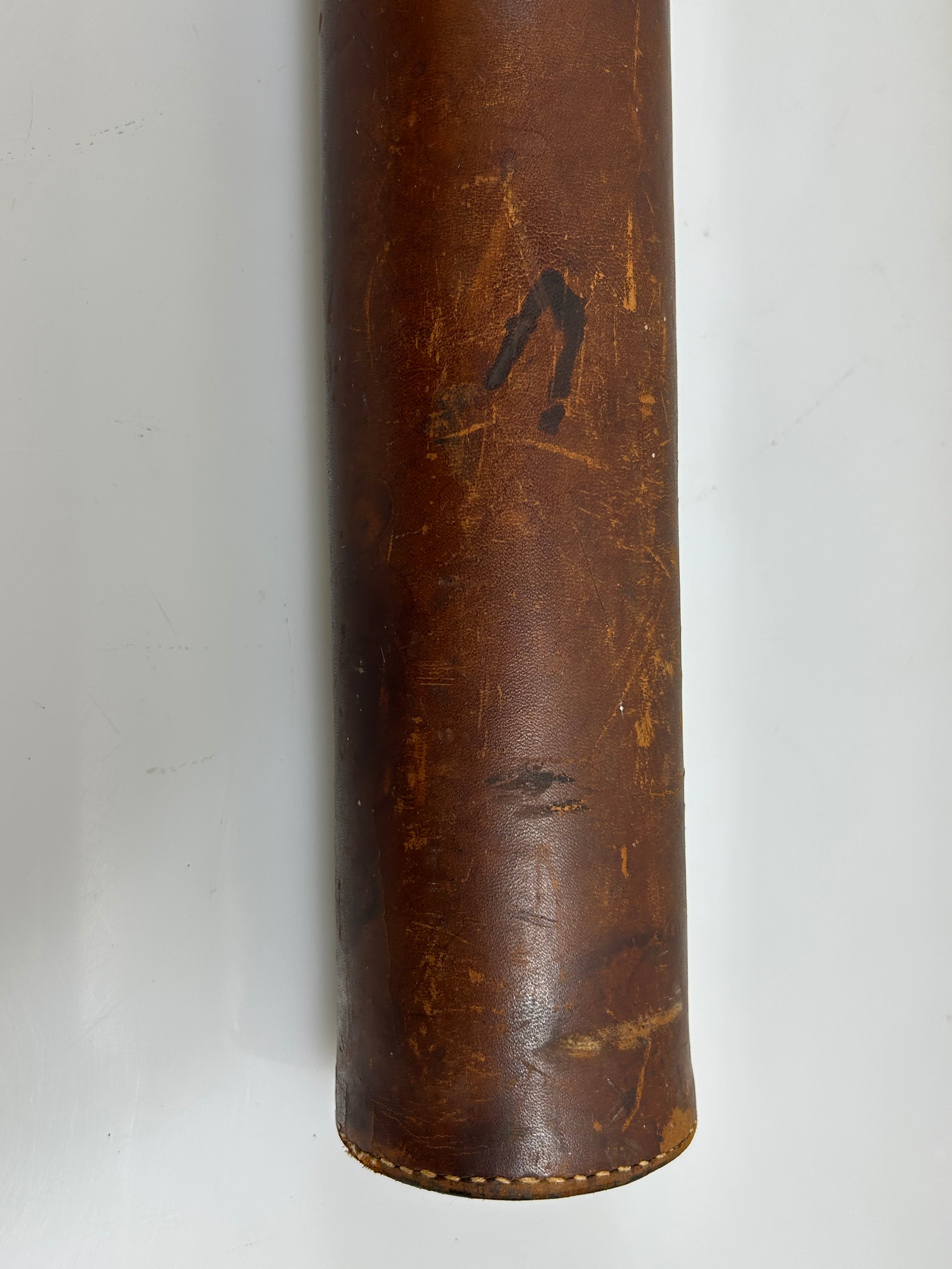 Carl Zeiss Vintage Telescope with Brown Leather Case
